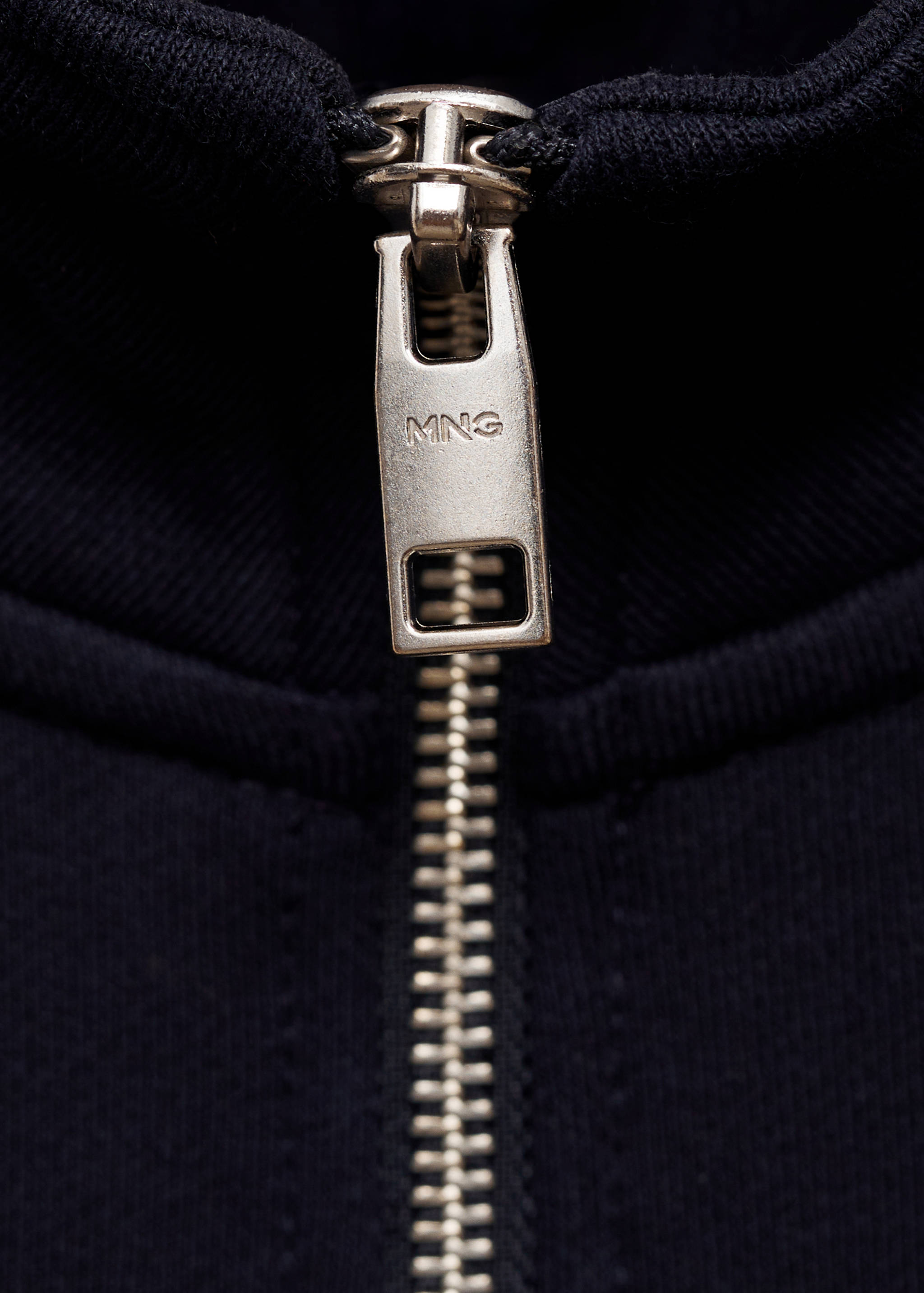 Regular-fit zip-neck sweatshirt - Details of the article 8