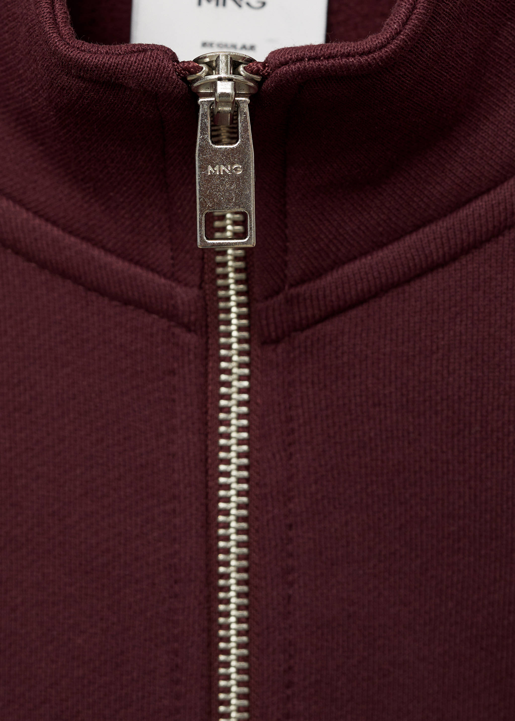 Regular-fit zip-neck sweatshirt - Details of the article 8