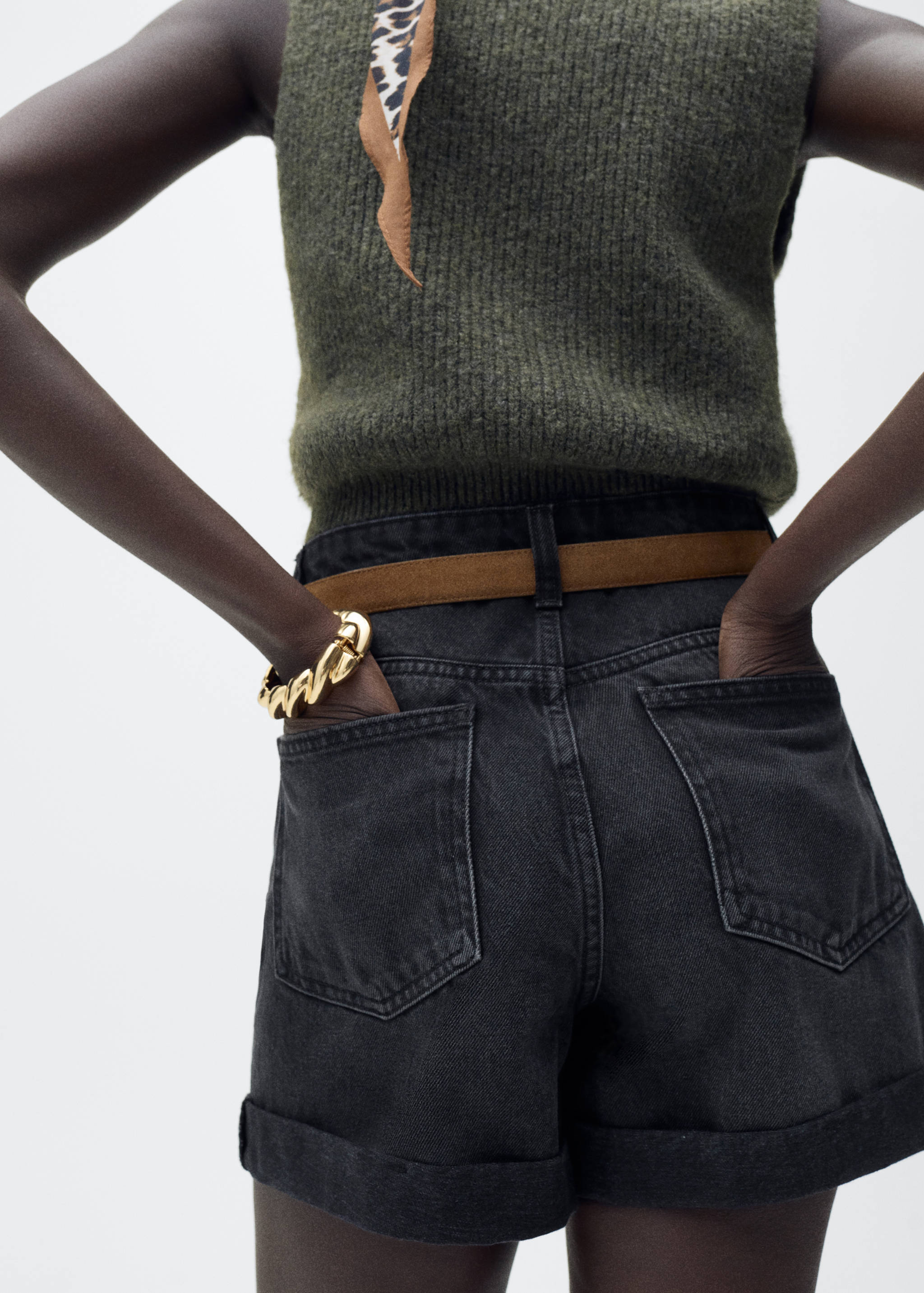 Shorts texans mom-fit tir alt - Detall de l'article 6