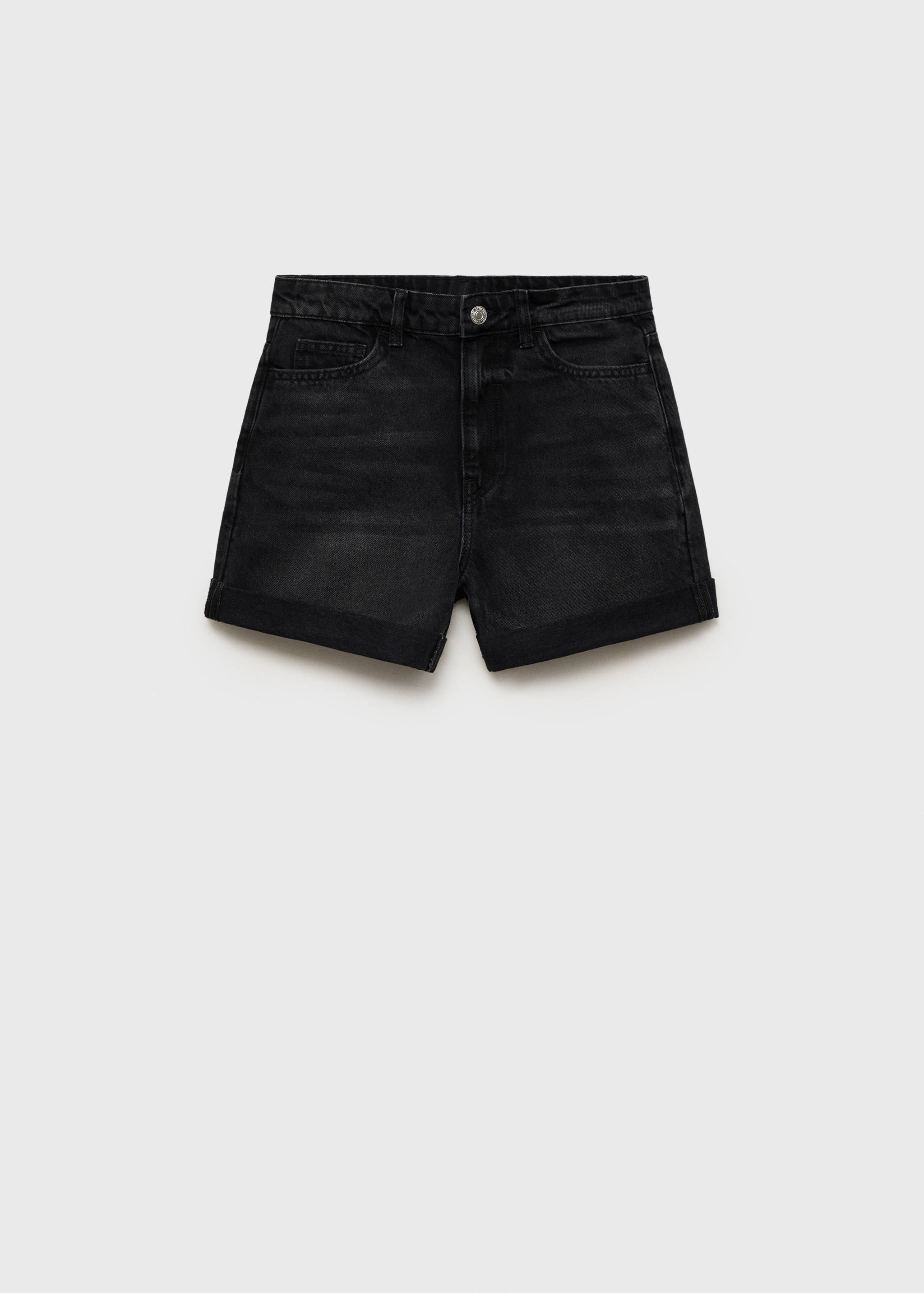 High-waisted mom-fit denim shorts - Article without model