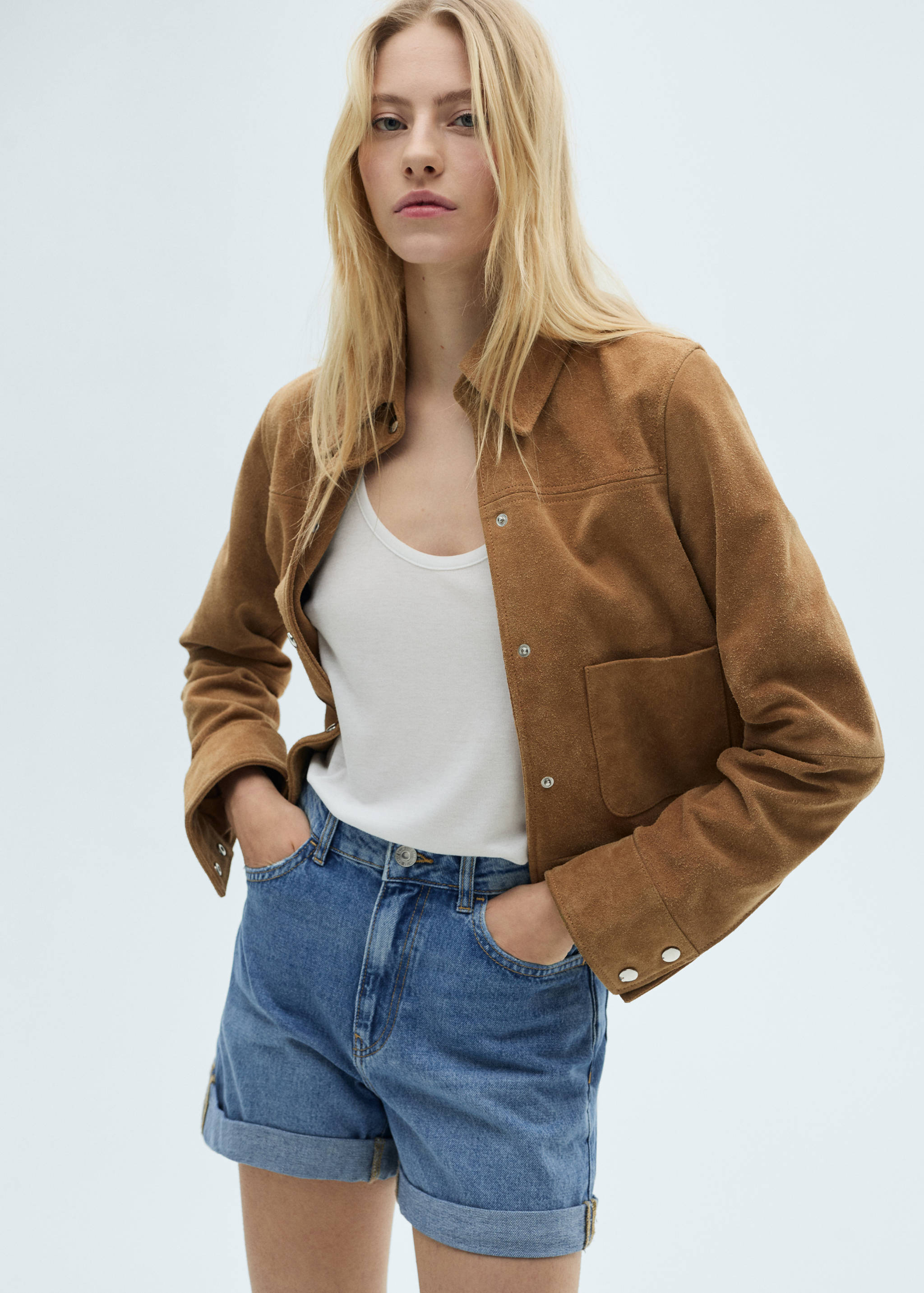 Shorts texans mom-fit tir alt - Pla mig