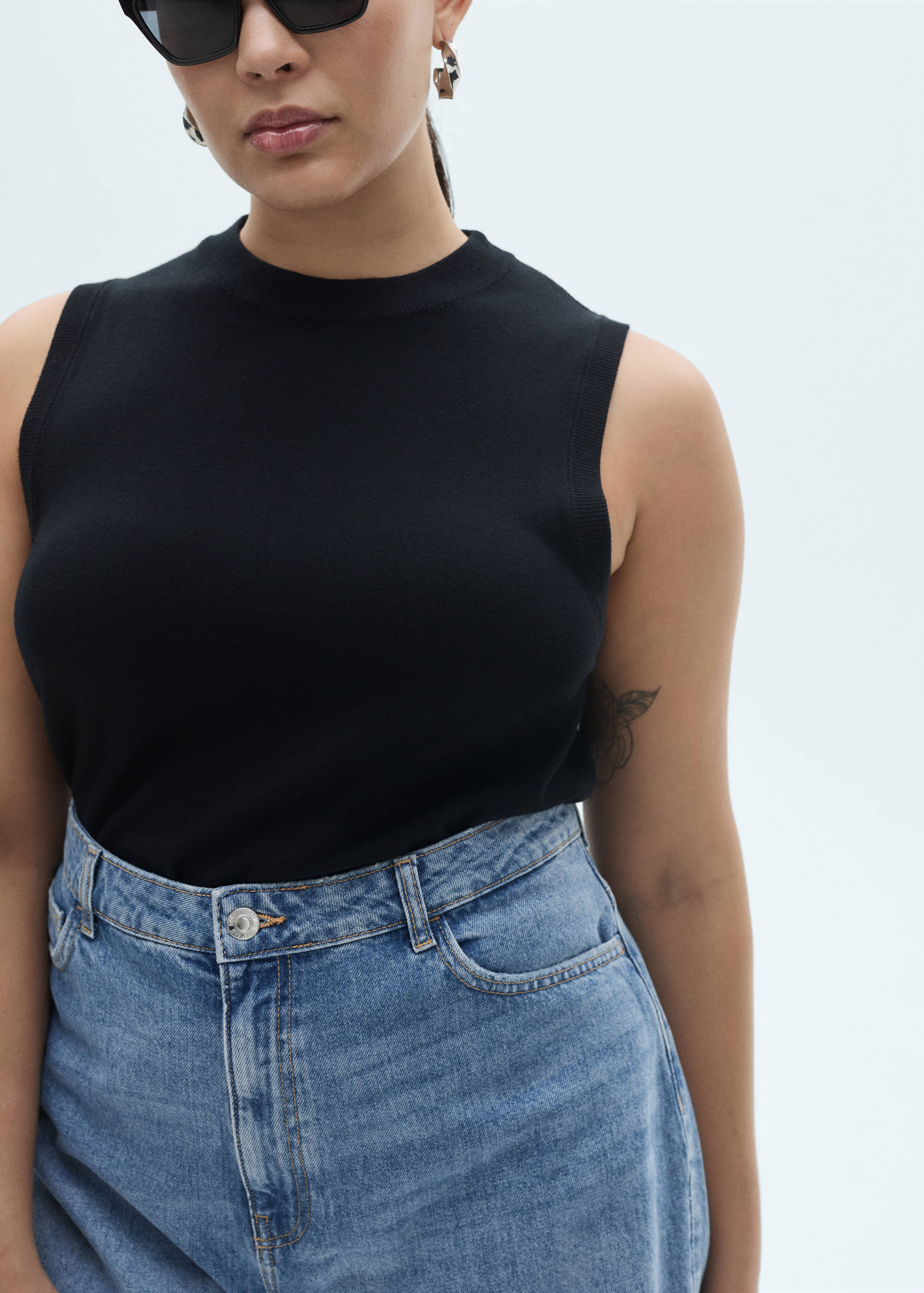 Shorts texans mom-fit tir alt - Detall de l'article 4