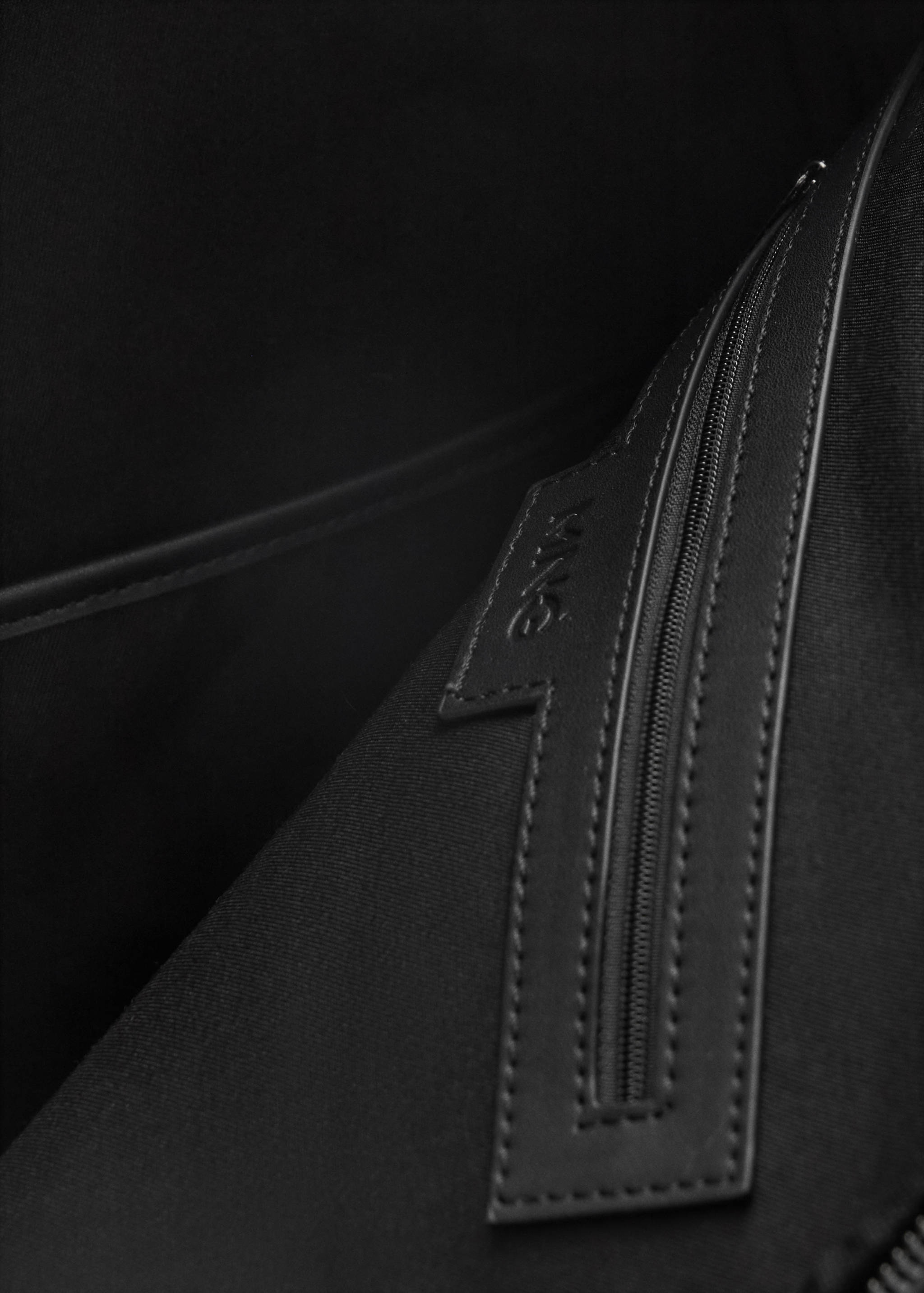 Leather-effect backpack - Details of the article 3