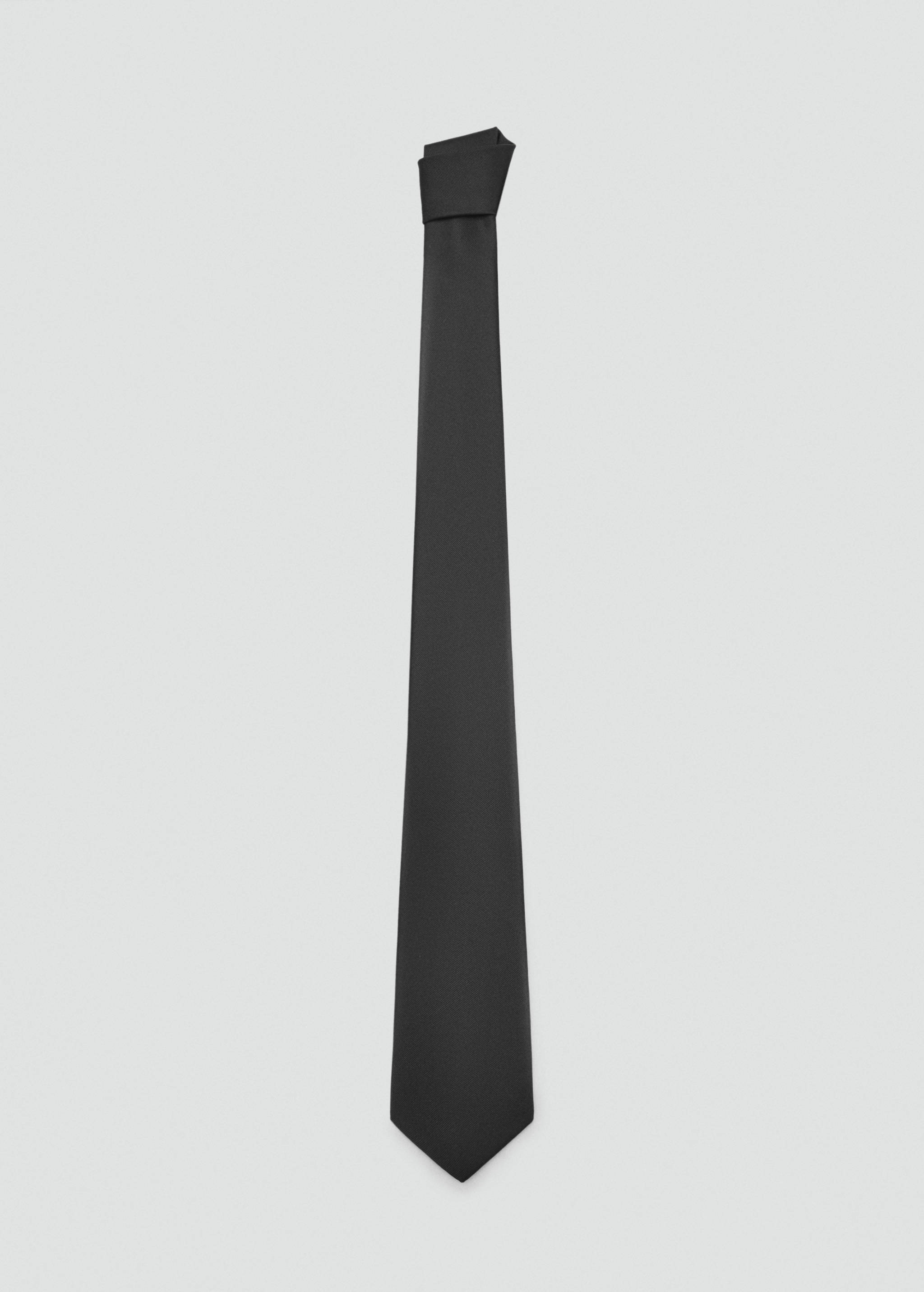Smooth micro-structured tie - Article without model