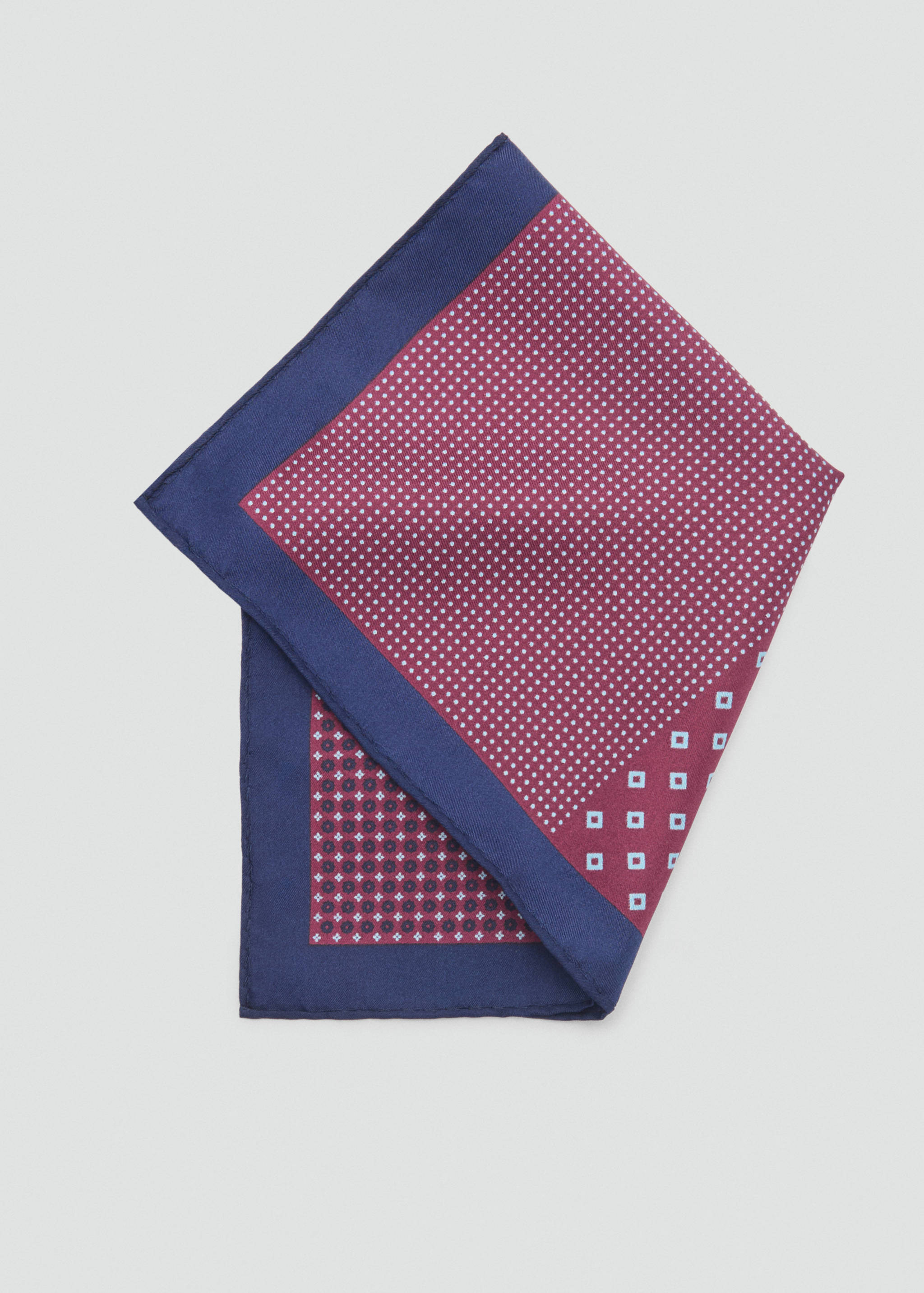 100% silk pocket square - Medium plane