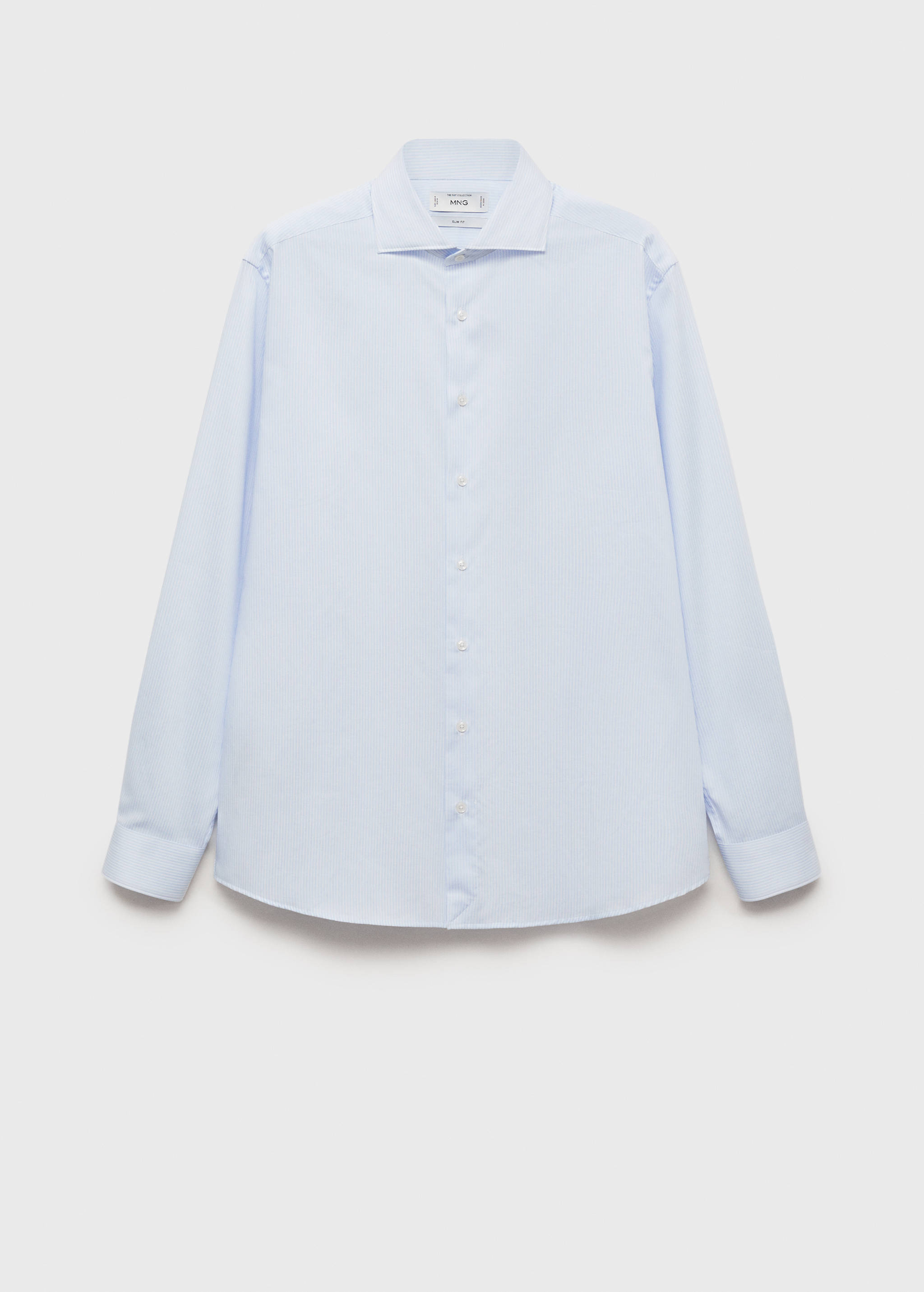 Slim fit thousand striped suit shirt - Article without model