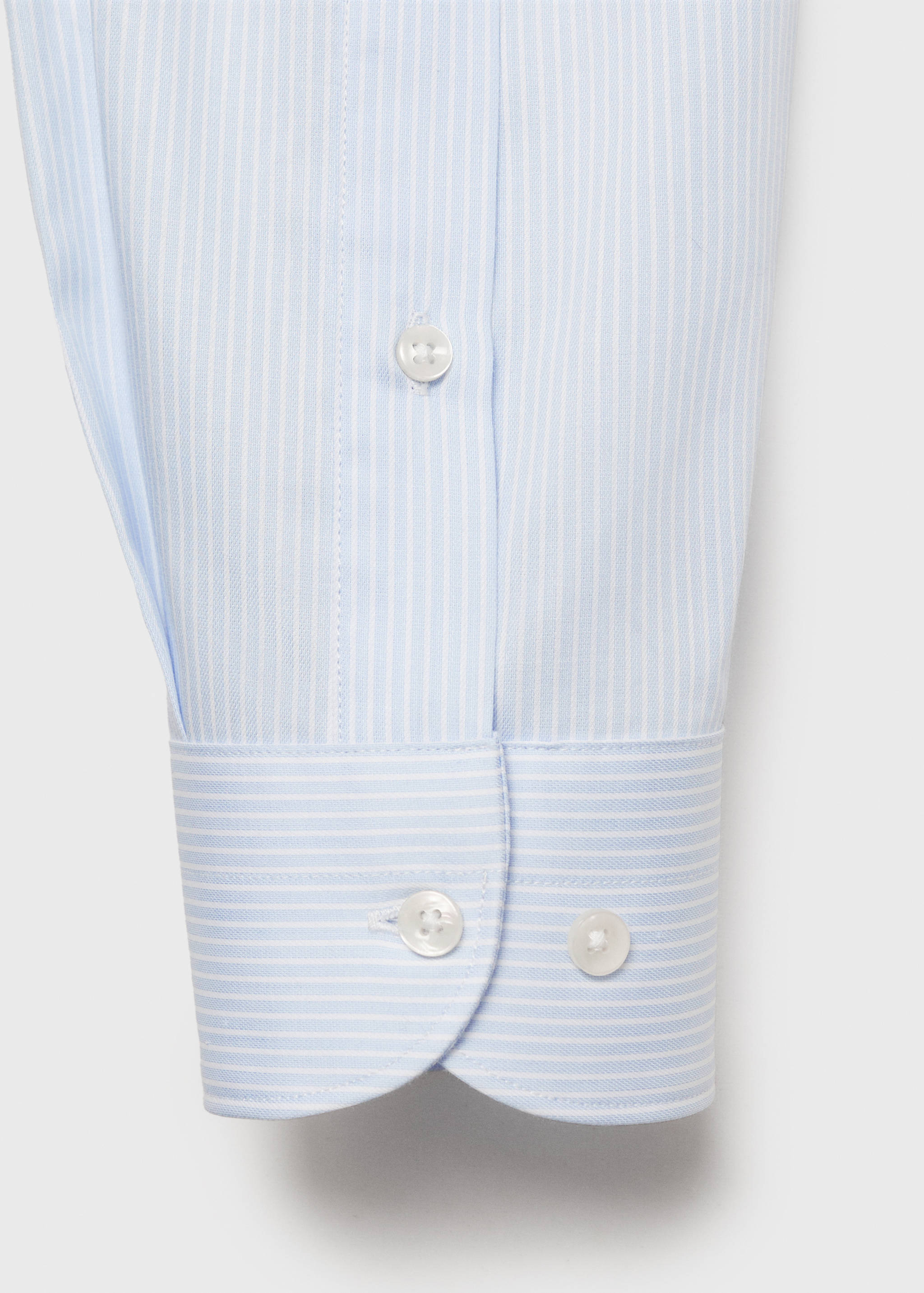 Slim fit thousand striped suit shirt - Details of the article 0