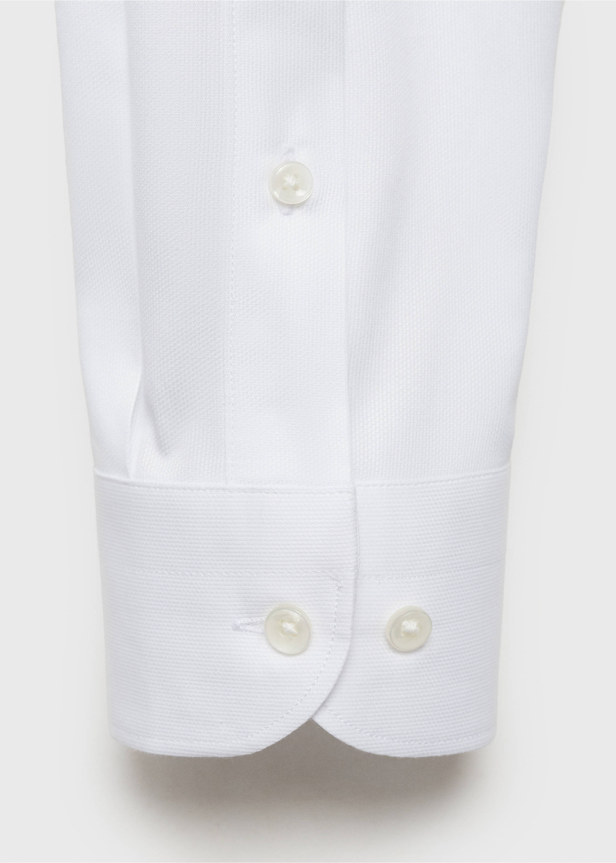 100% cotton dress shirt - Details of the article 0, White. Ref: 87050611-00.