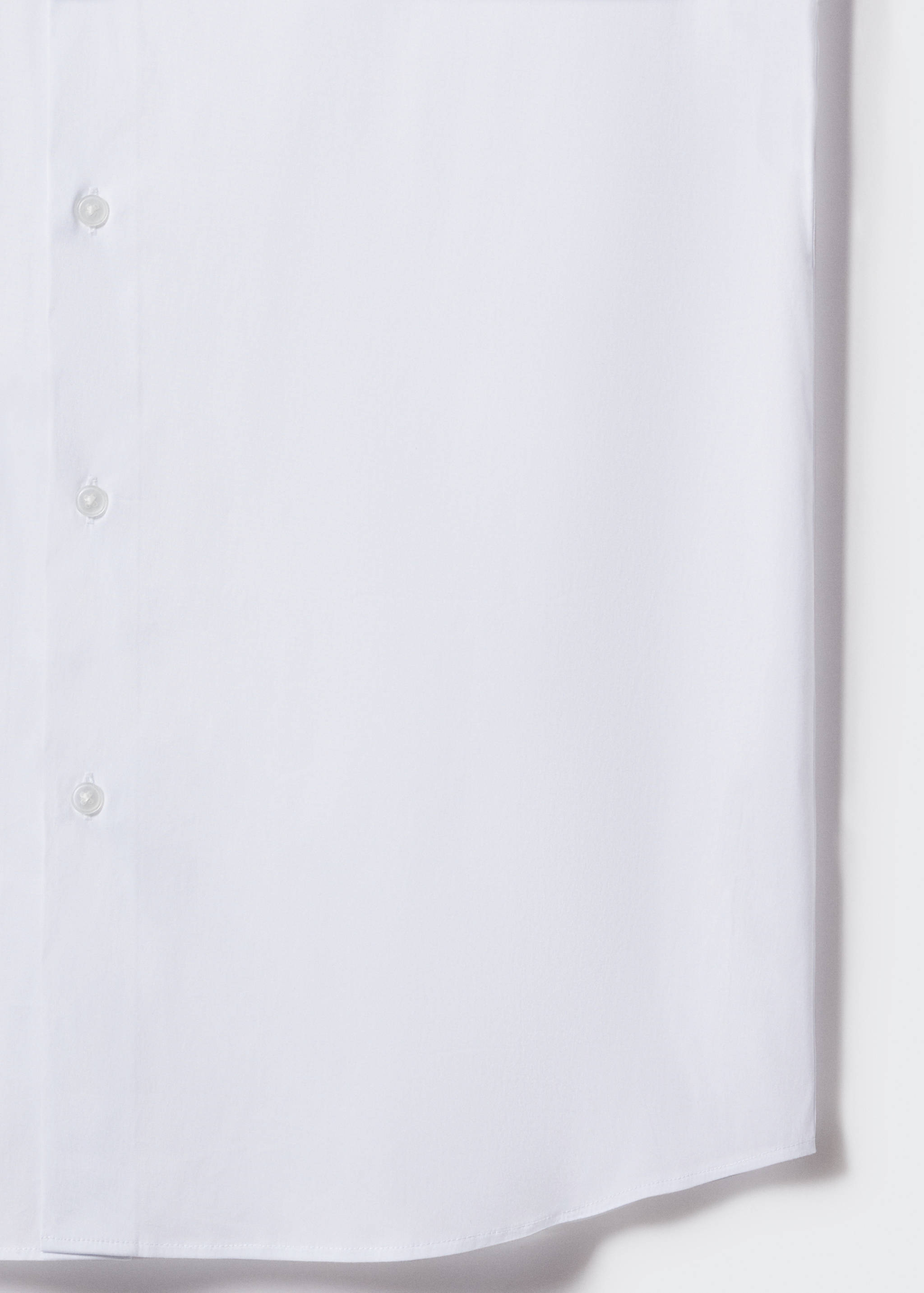 100% cotton dress shirt - Detailed view of the waist