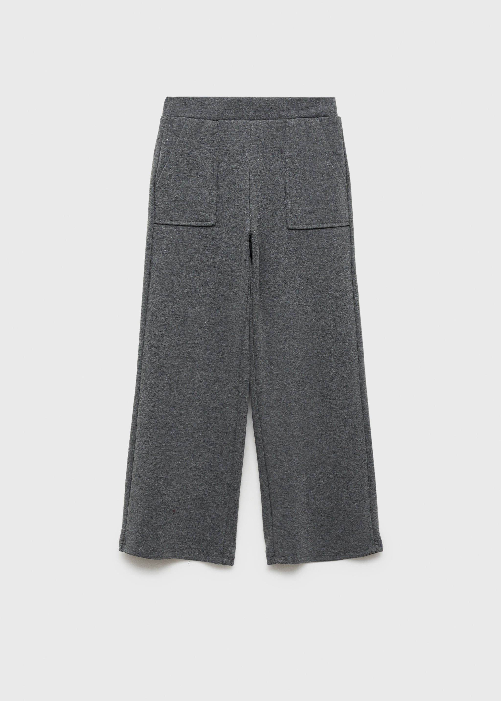 Straight knitted trousers - Article without model