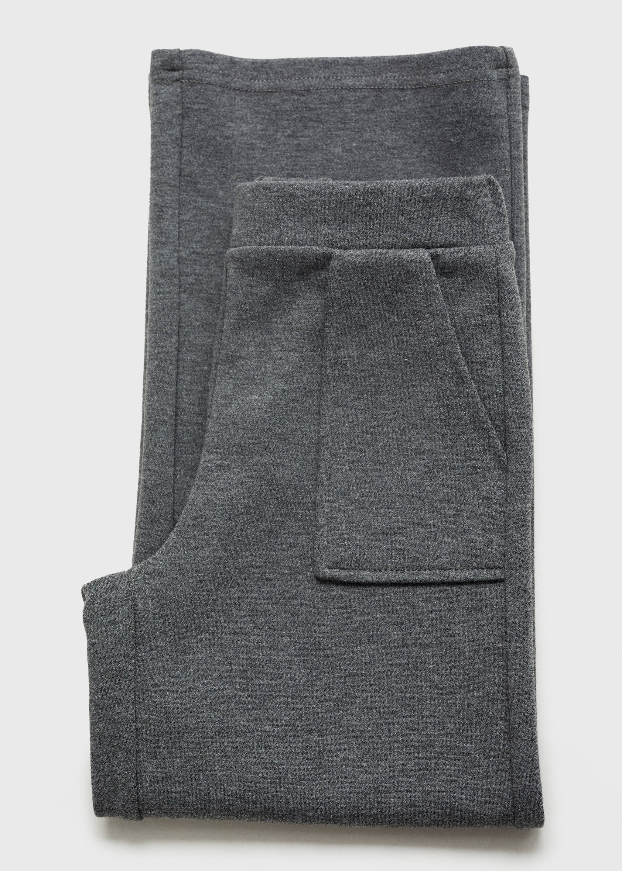 Straight knitted trousers - Details of the article 0