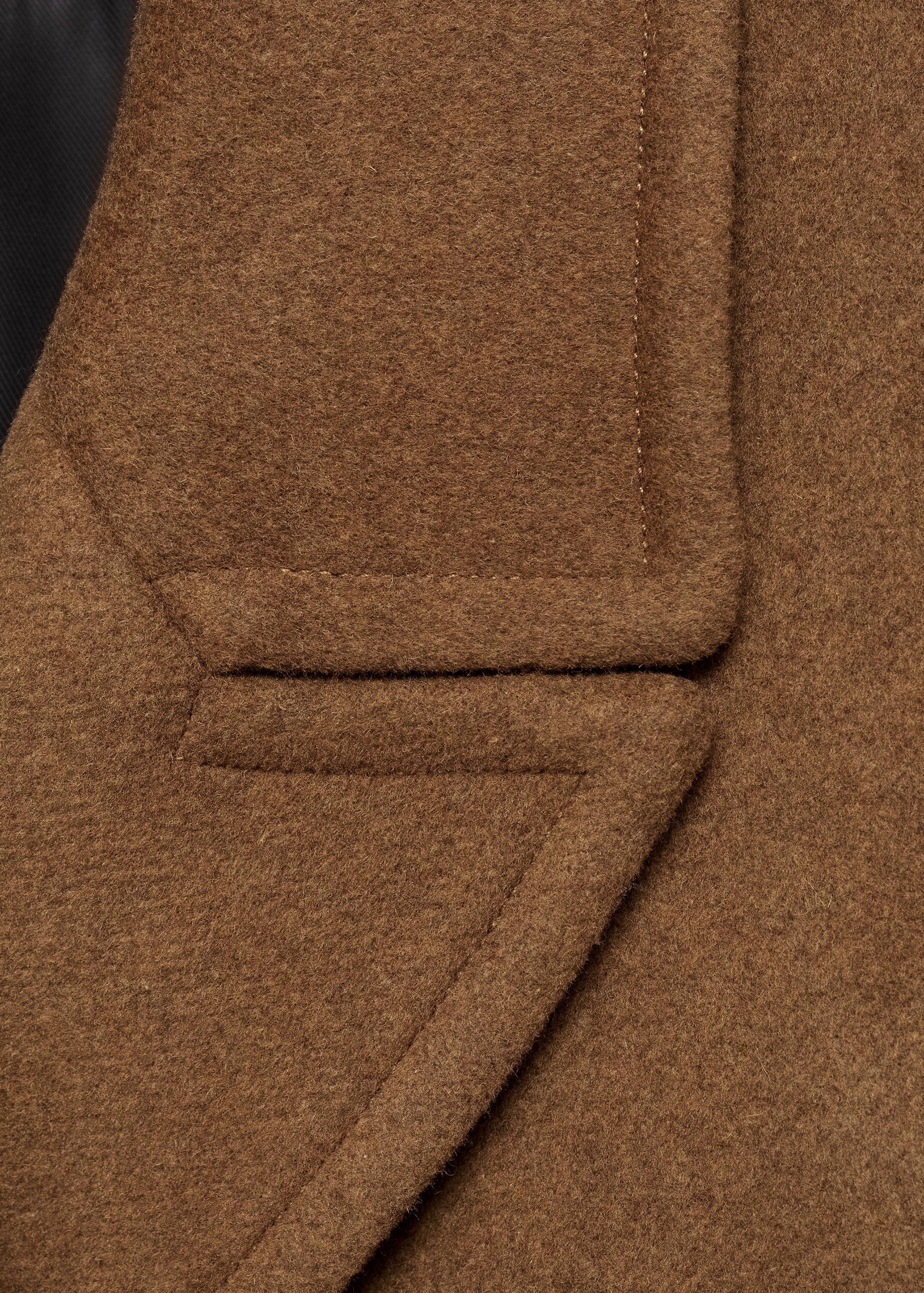 Double-breasted wool coat - Details of the article 8