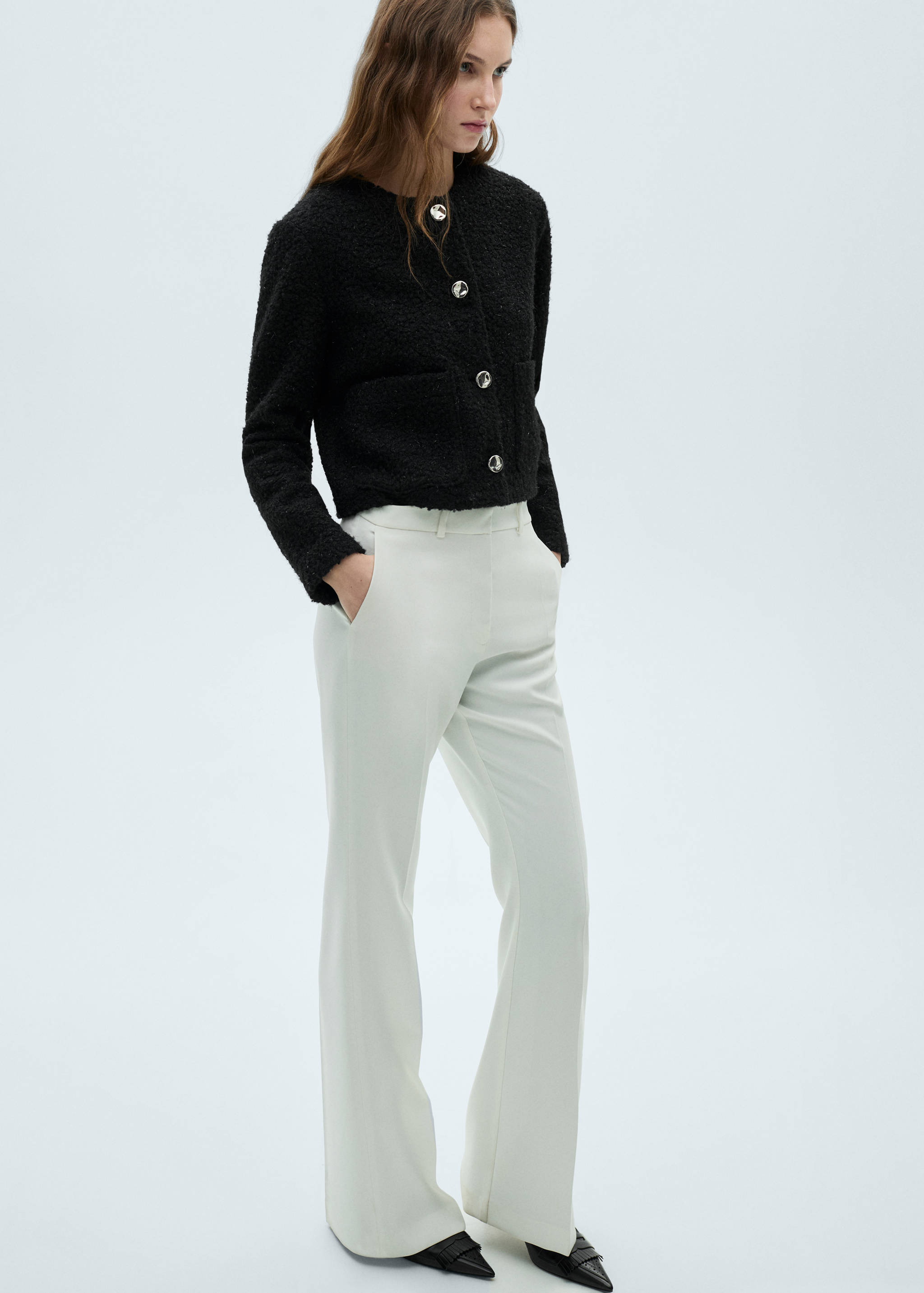 Shiny bouclé jacket - Details of the article 2