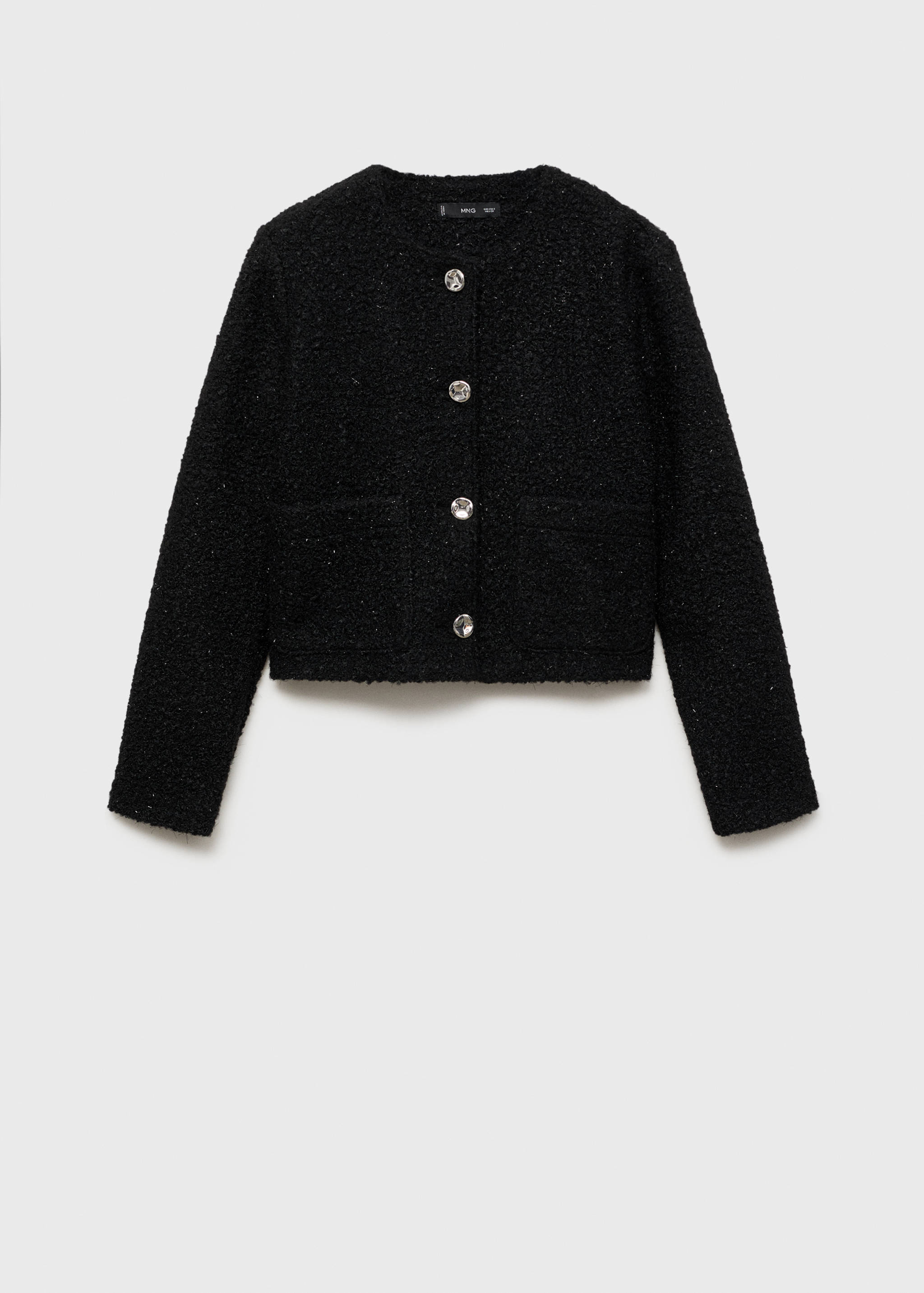 Shiny bouclé jacket - Article without model