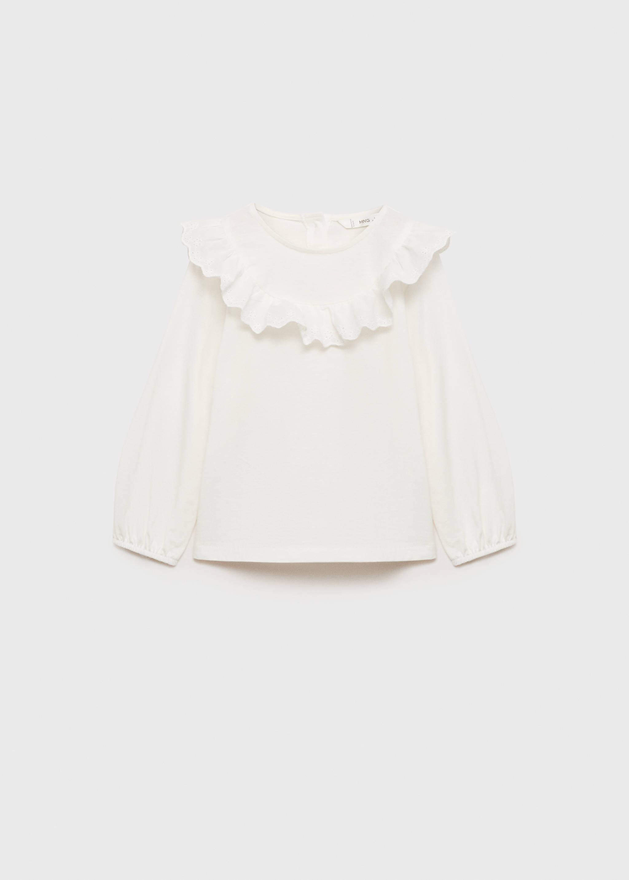 Ruffle cotton T-shirt - Article without model