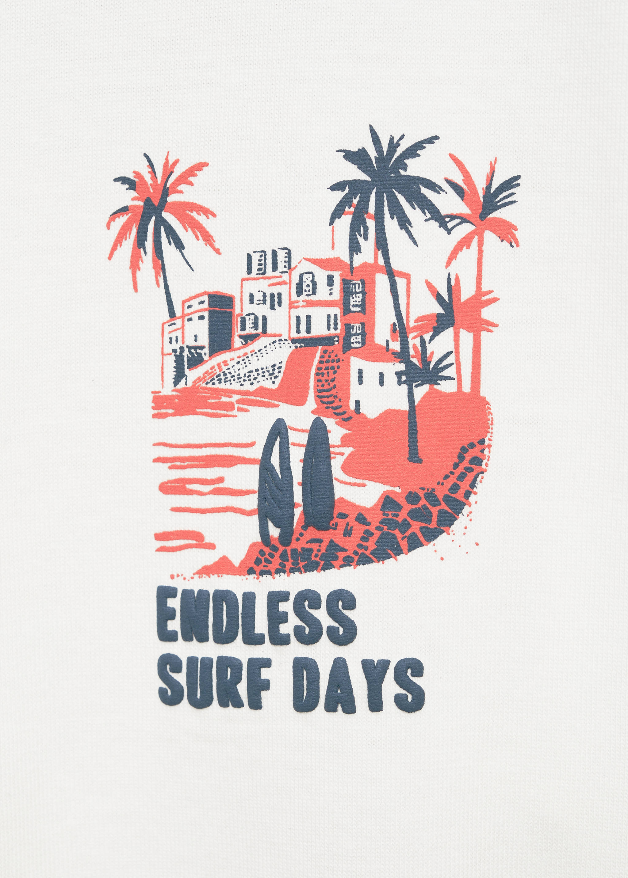 Surf printed t-shirt - Details of the article 0