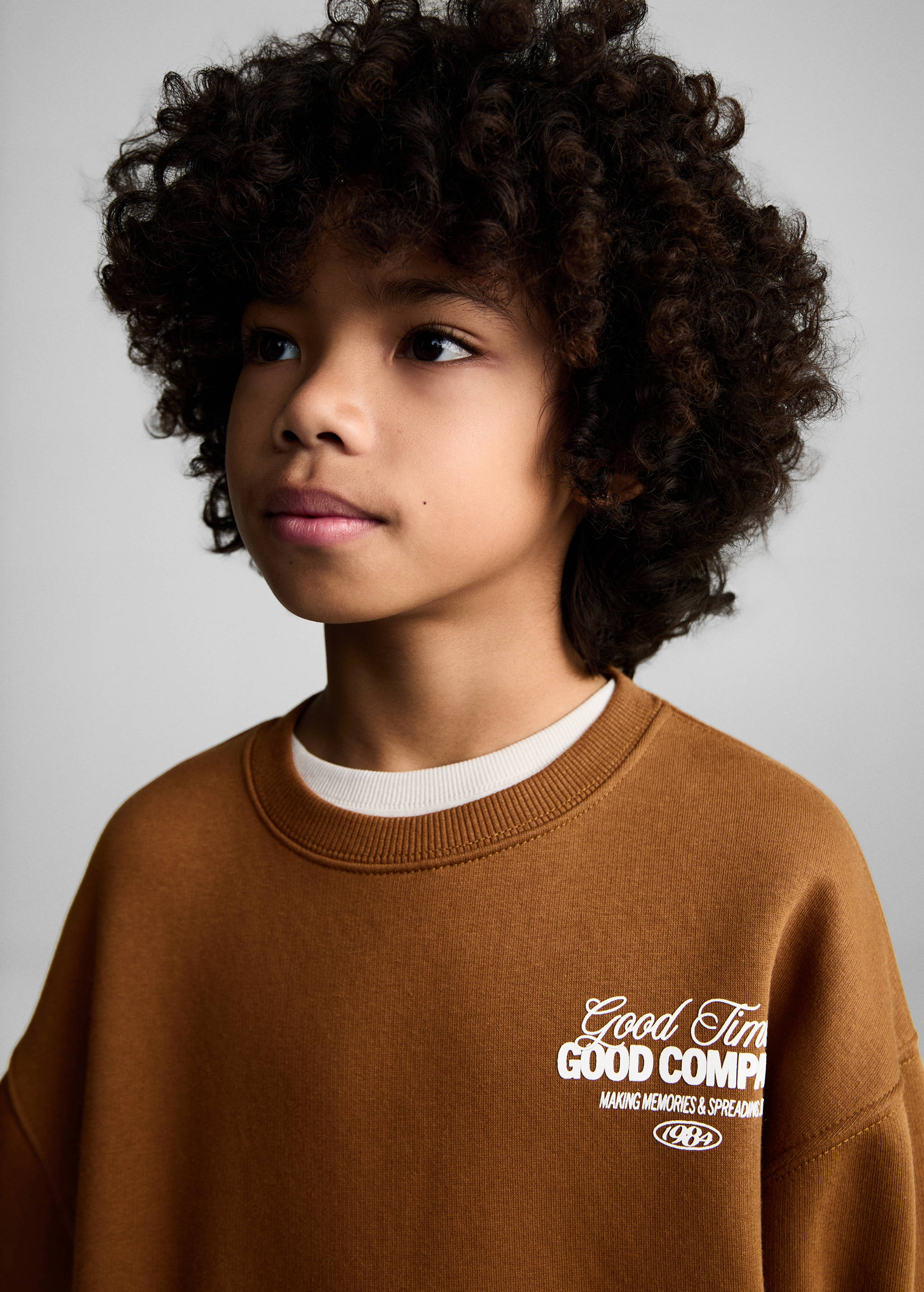 Message pattern sweatshirt - Details of the article 1