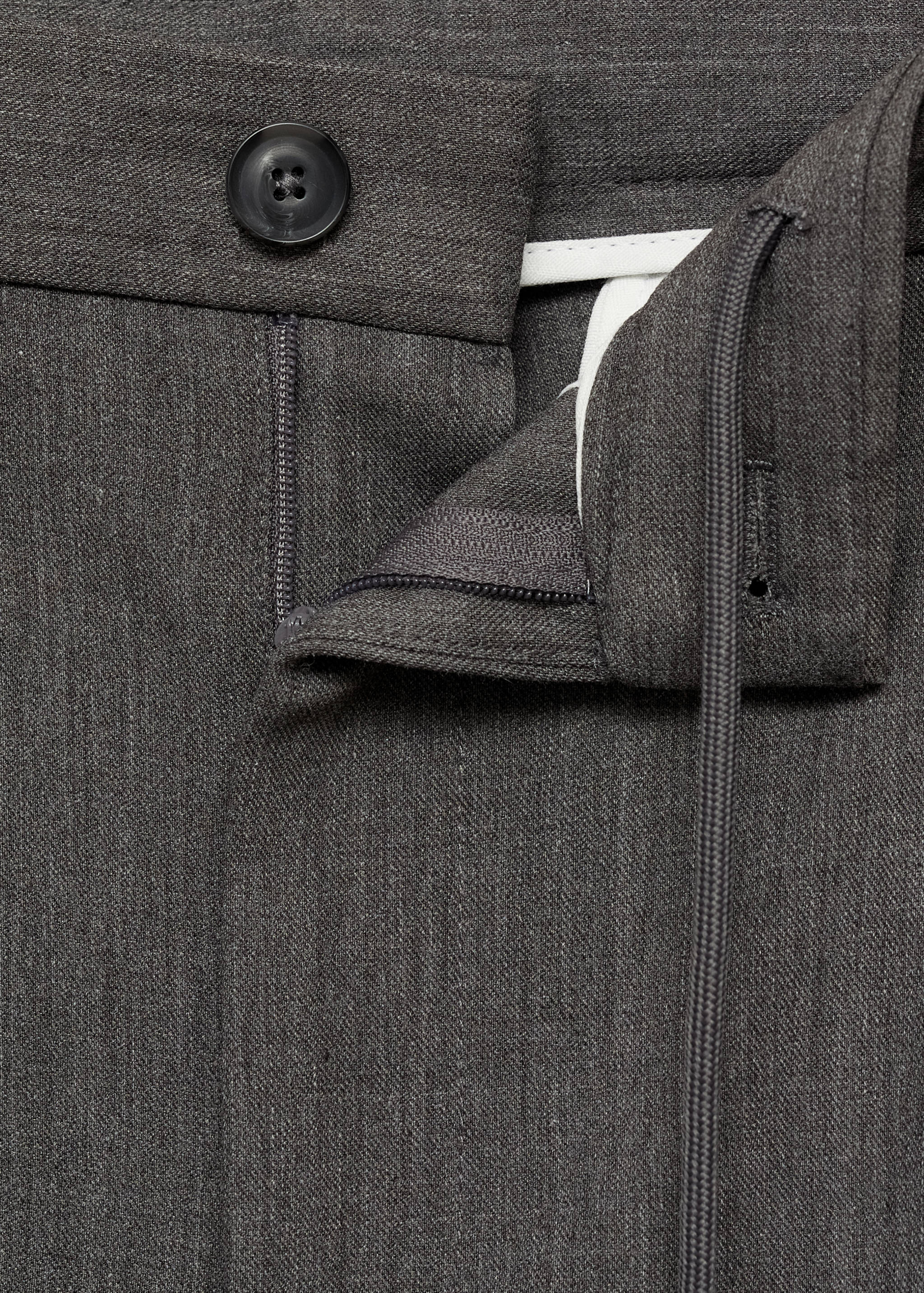 Straight-fit pleated trousers - Details of the article 8