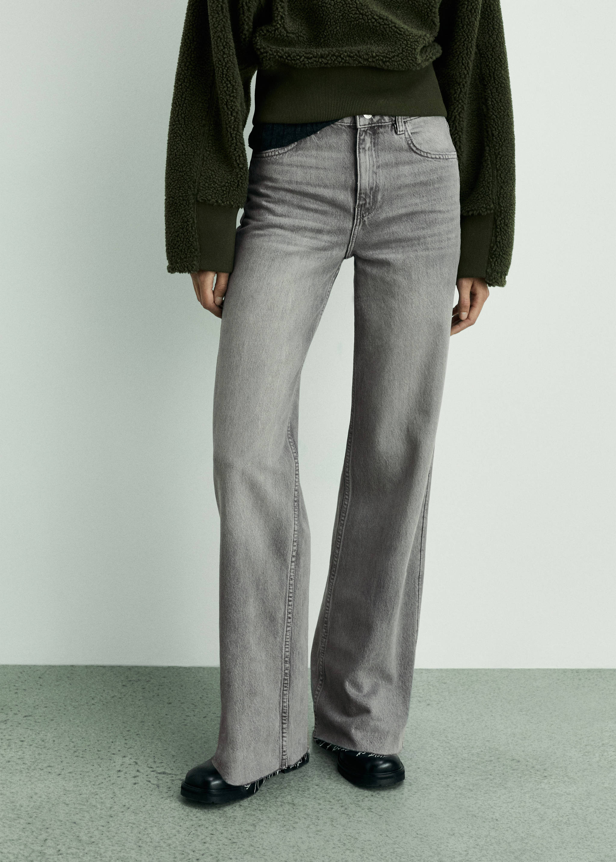 Danila high-waisted wide leg jeans - Medium plane