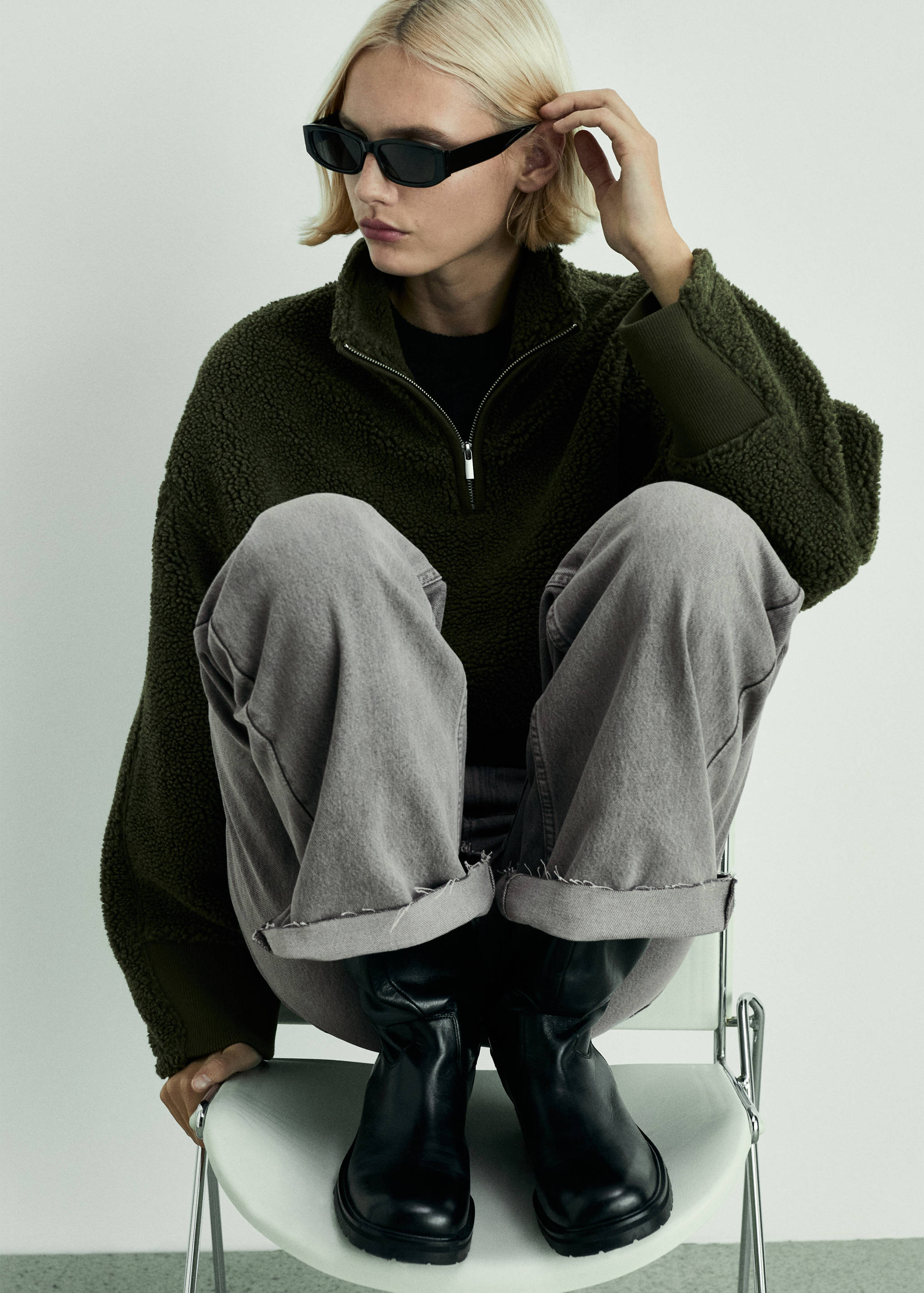 Danila high-waisted wide leg jeans - Details of the article 2