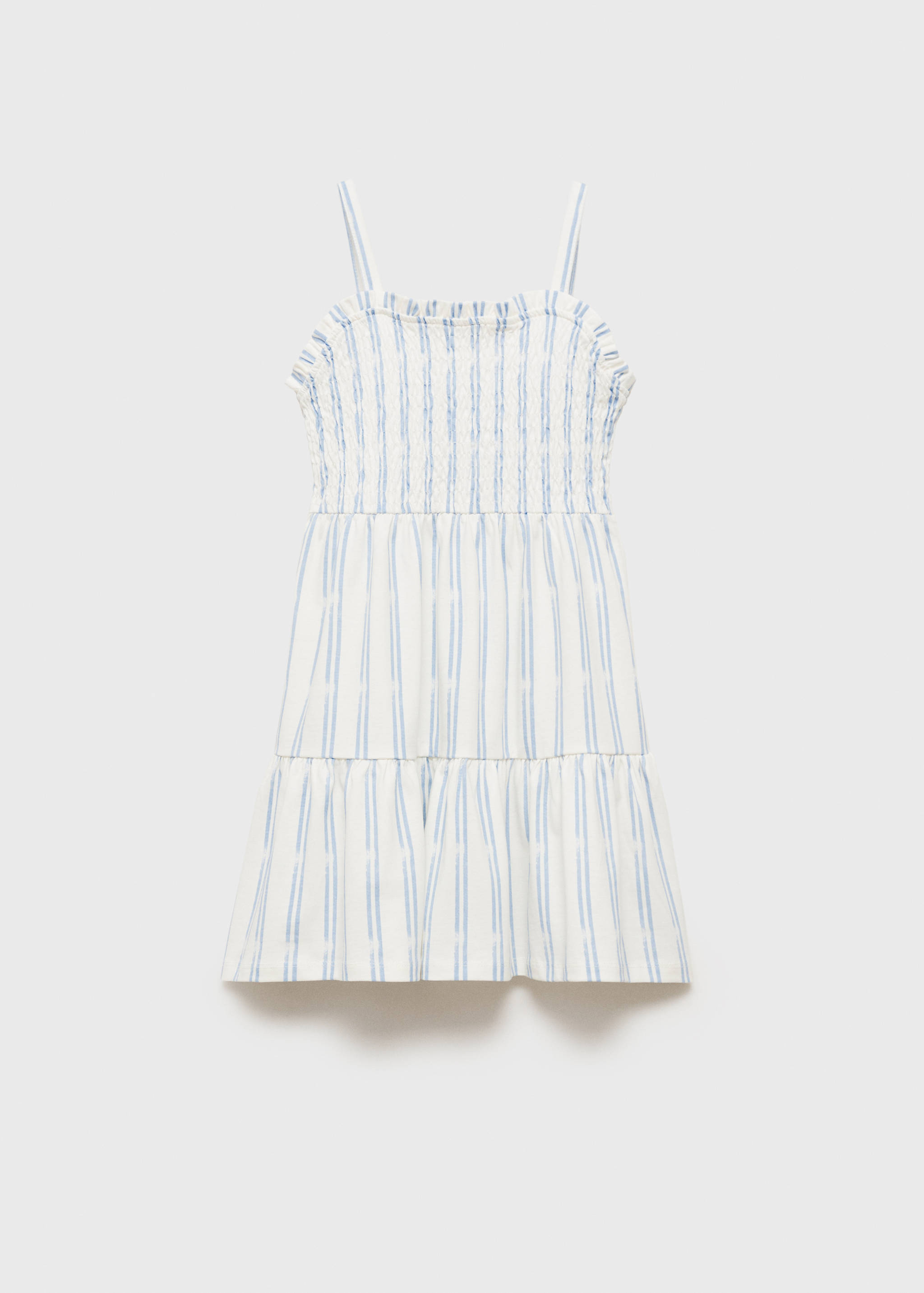 Ruffled striped dress - Article without model