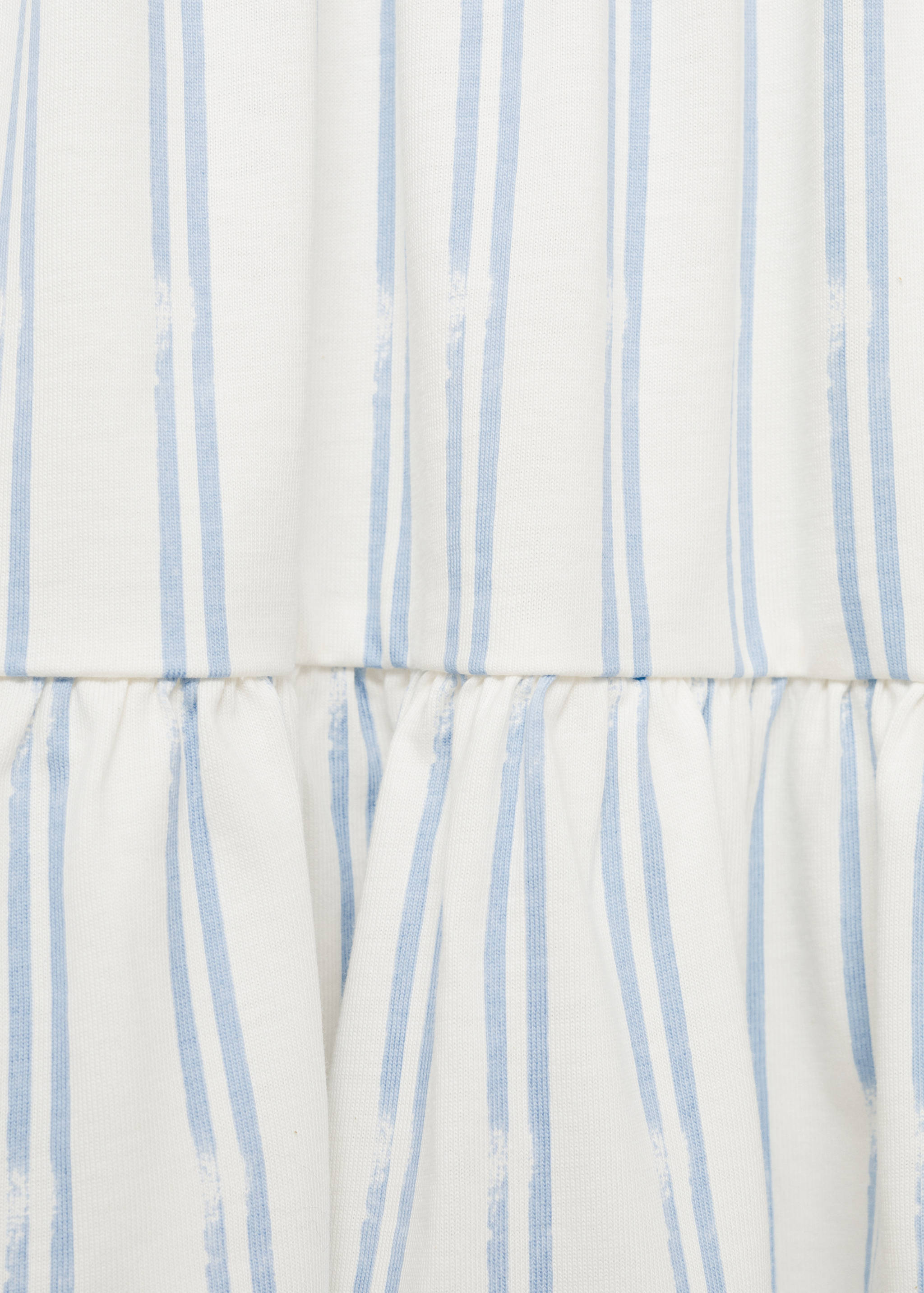 Ruffled striped dress - Details of the article 0