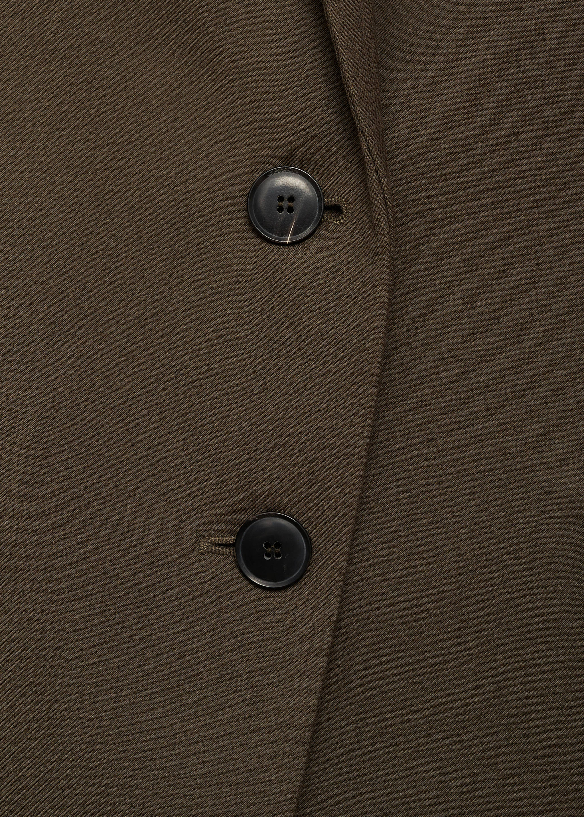 Straight-fit suit blazer - Details of the article 0