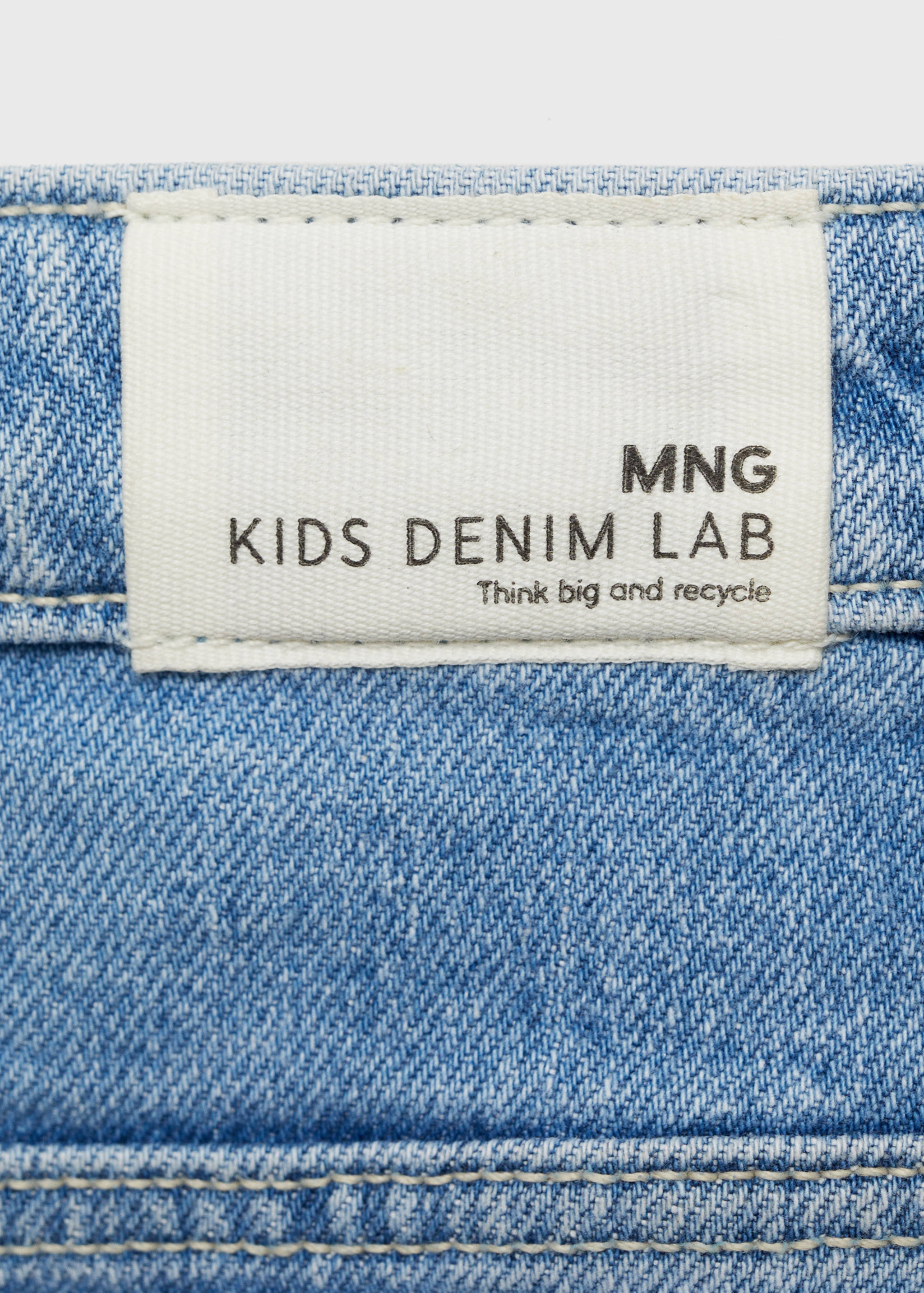 Buttoned denim skirt - Details of the article 0