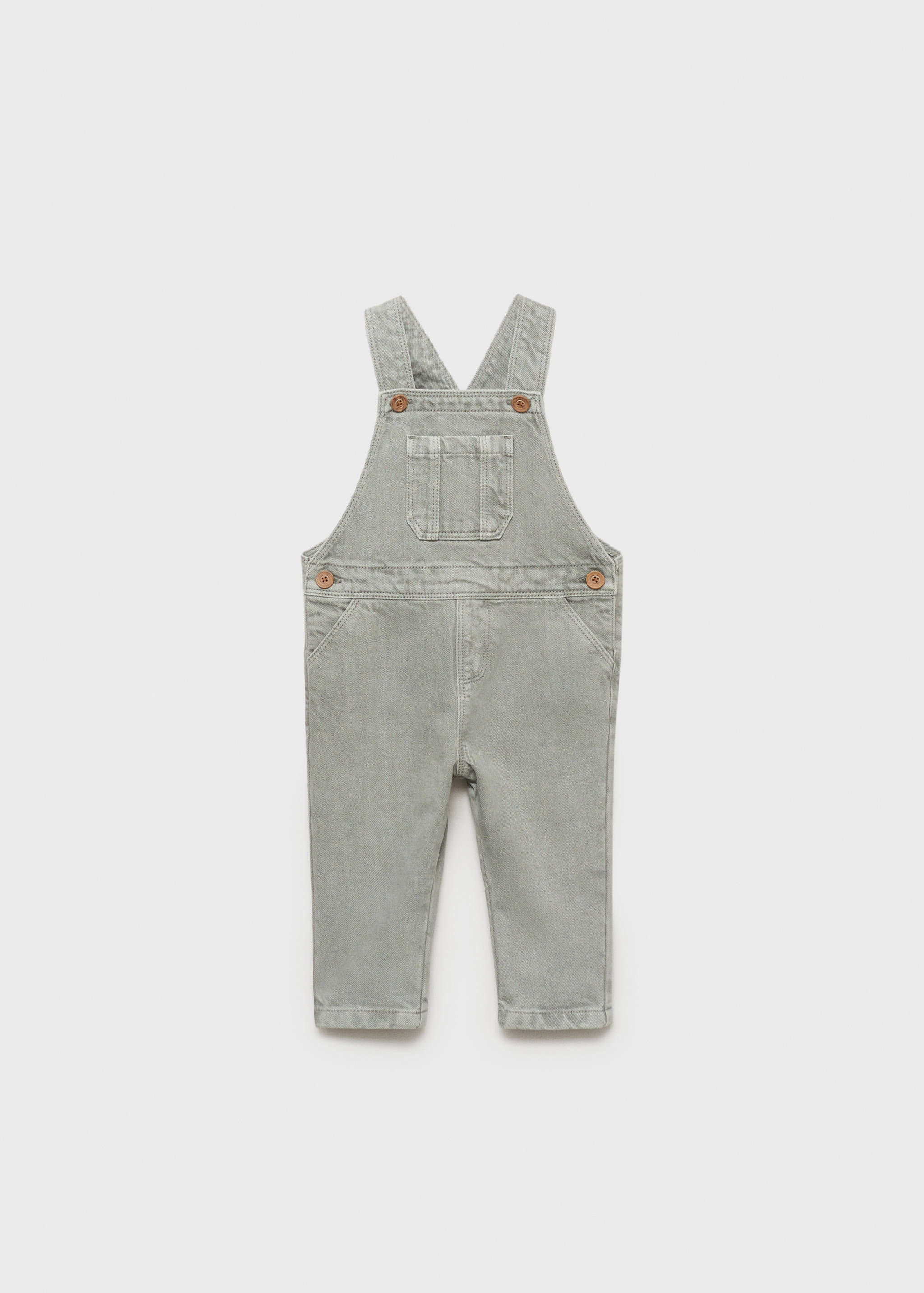 Long denim overalls with pocket - Article without model