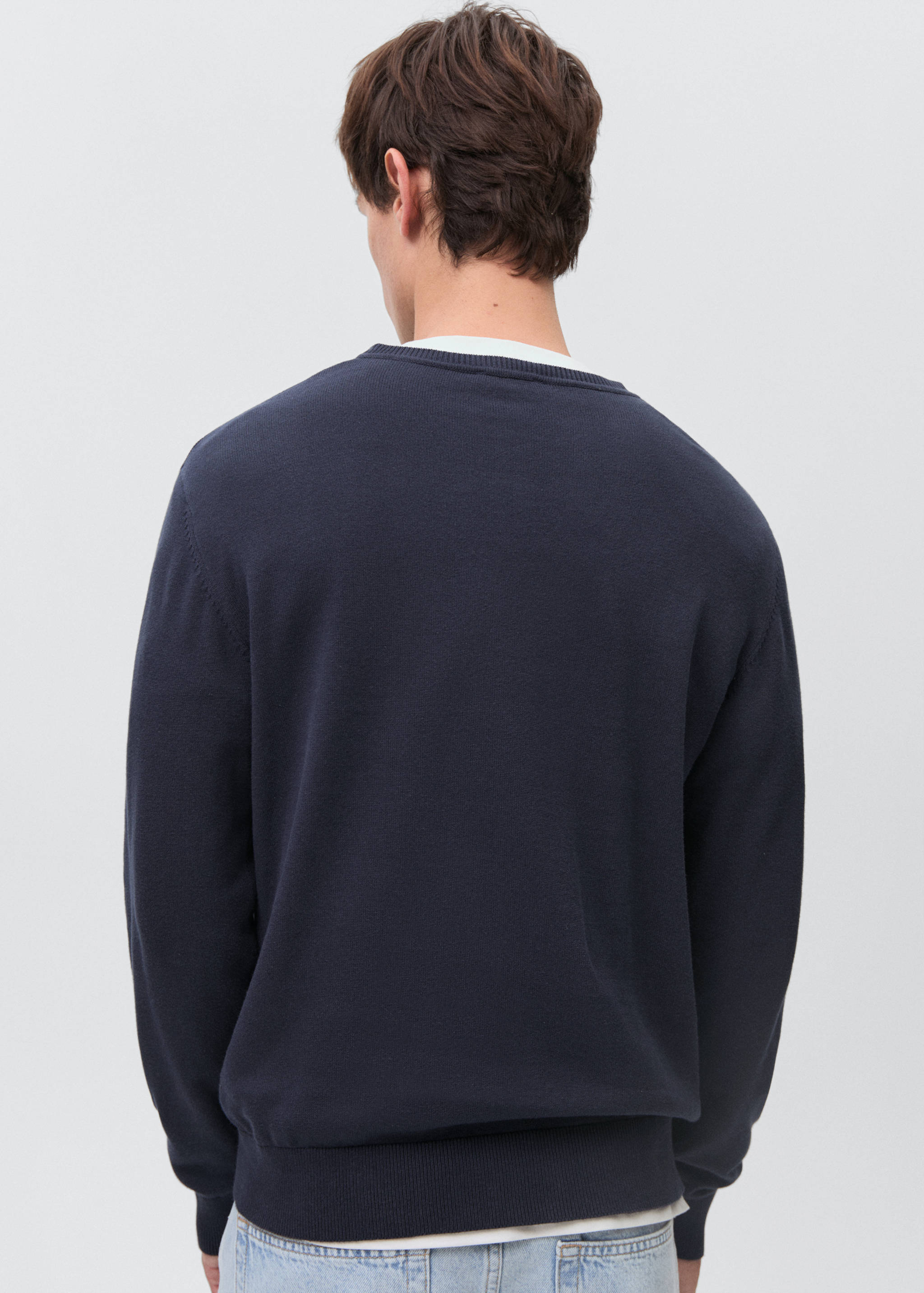 Strickpullover aus Baumwolle - Rückseite des Artikels