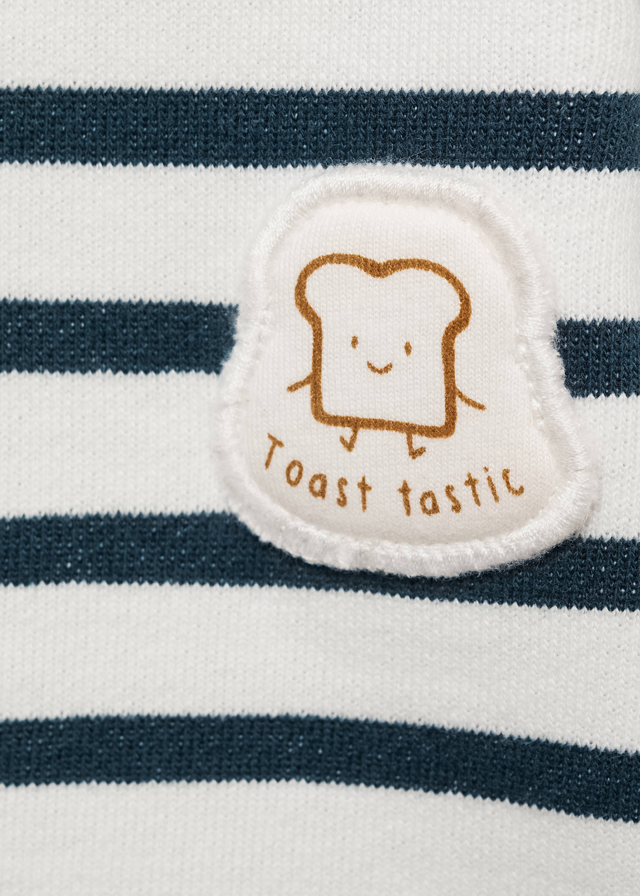 Striped cotton-blend sweatshirt - Details of the article 8