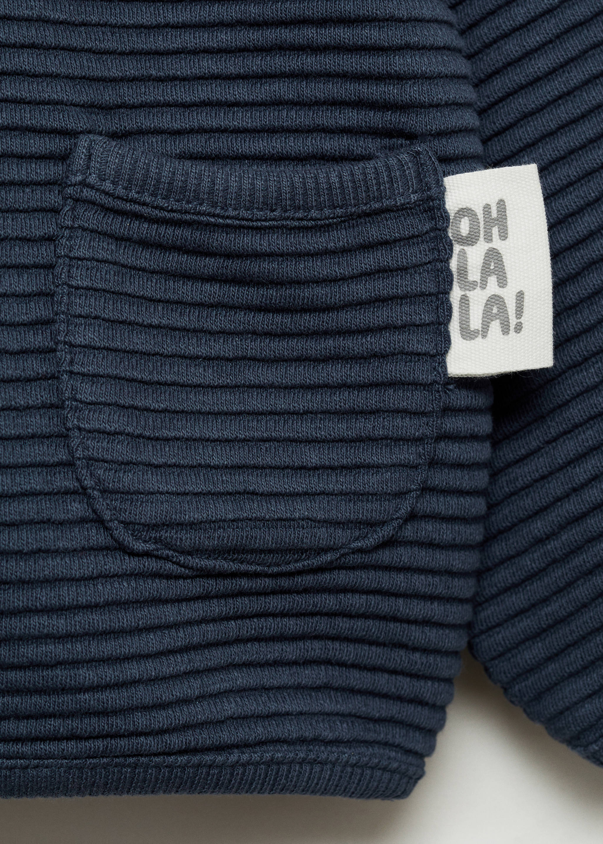 Textured knit sweatshirt - Details of the article 8