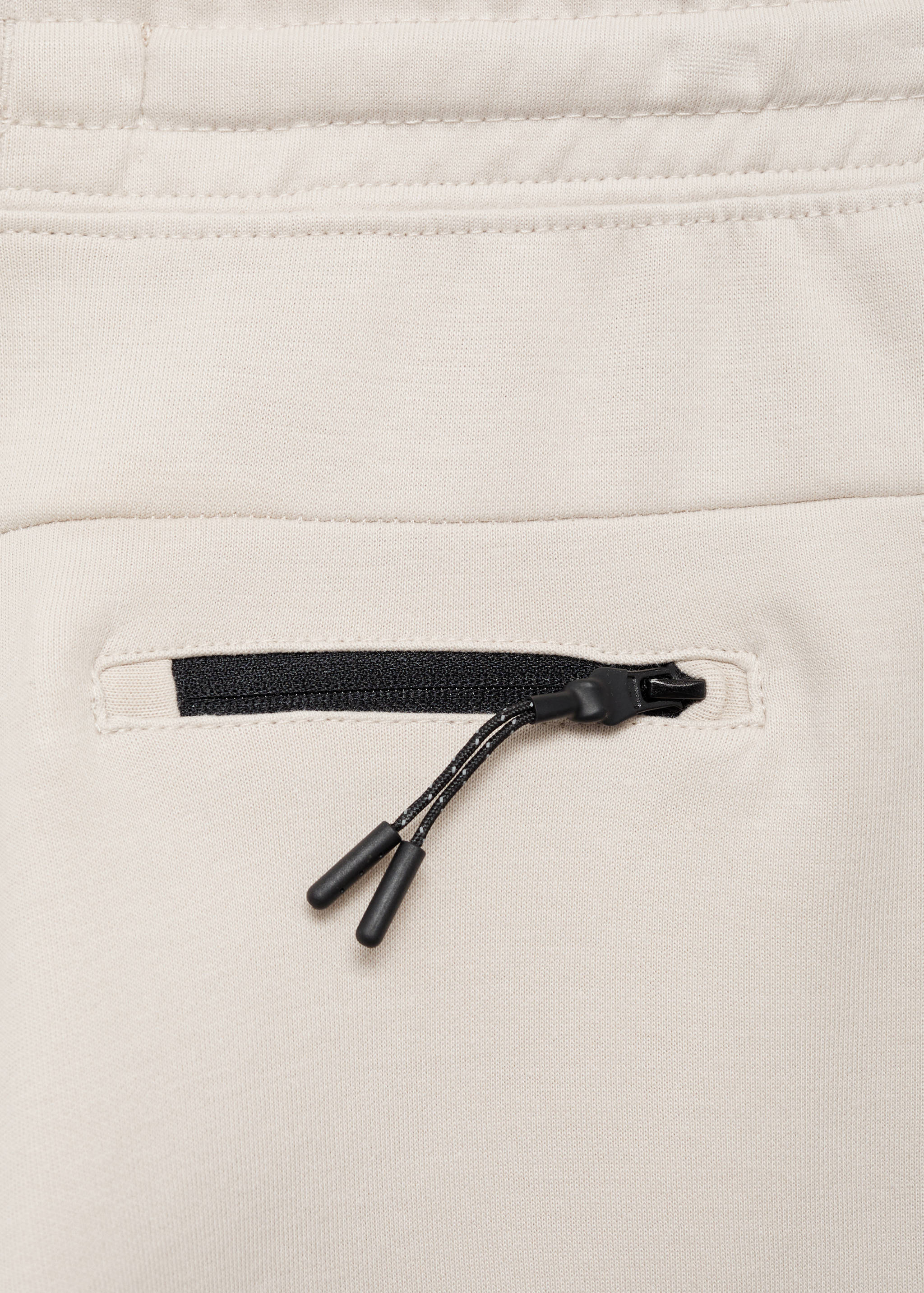 Jogger pants with elastic waist - Details of the article 0
