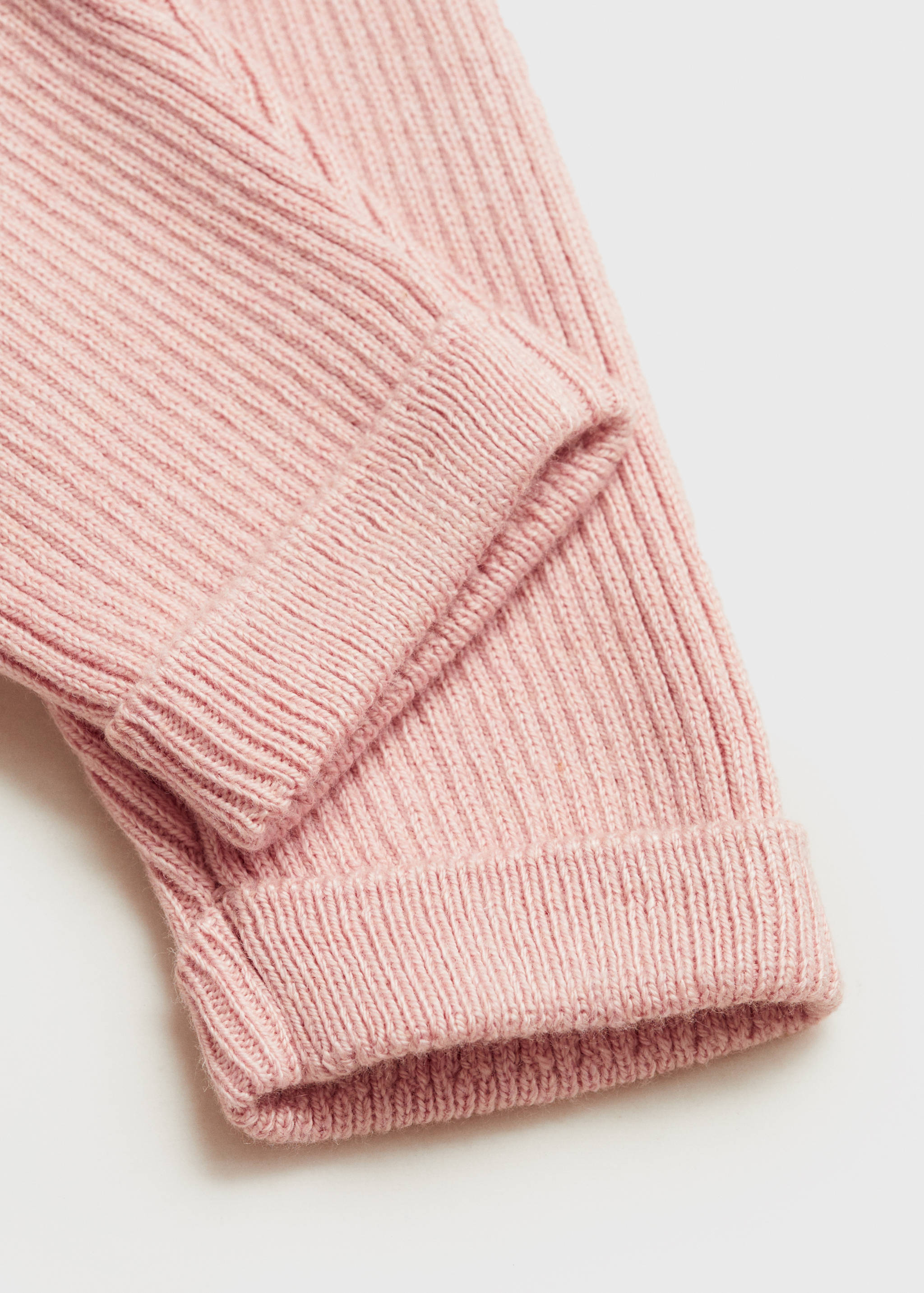 Cotton ribbed leggings - Details of the article 0