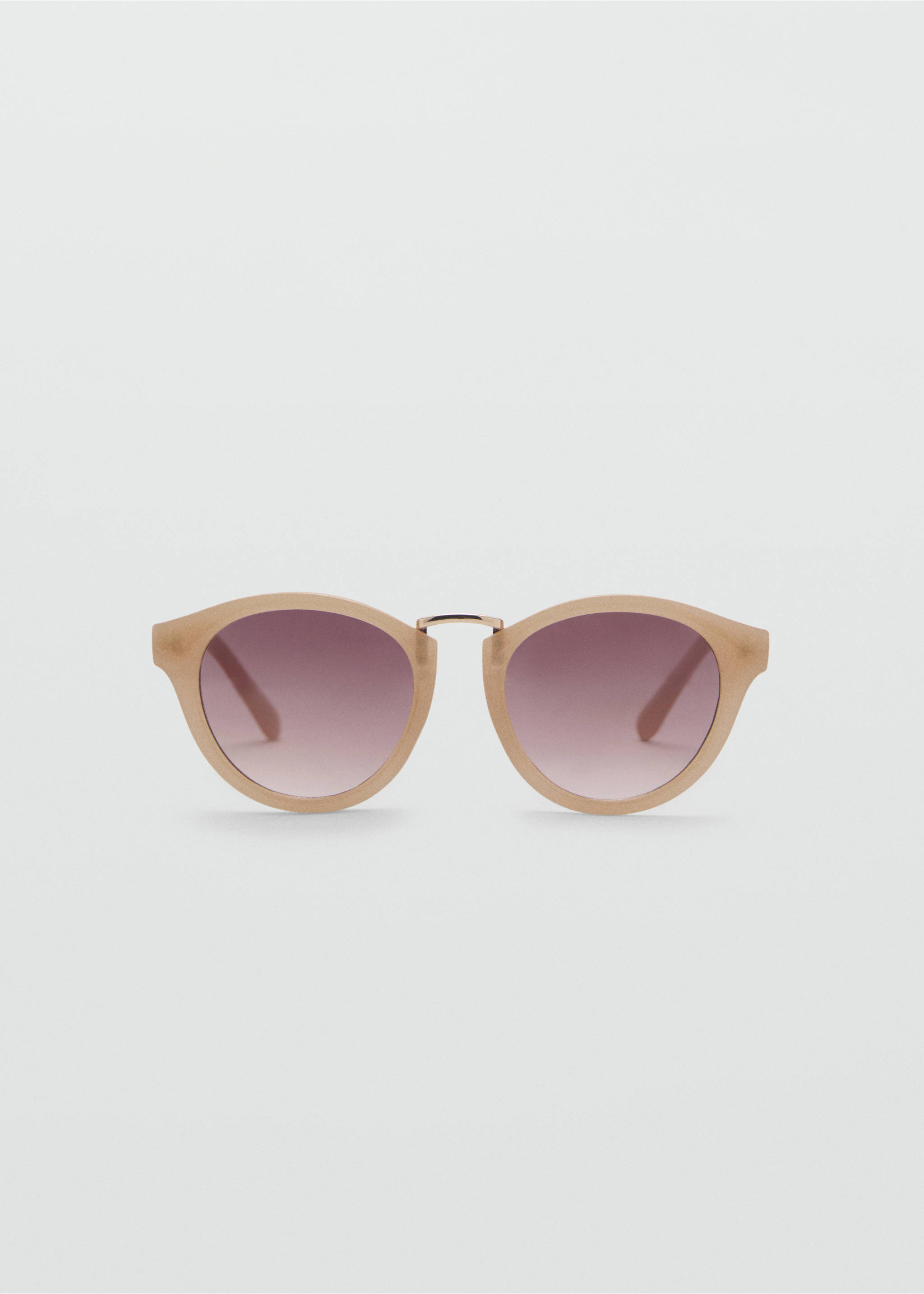 Metal bridge sunglasses - Article without model, Vanilla. Ref: 87052535-00.
