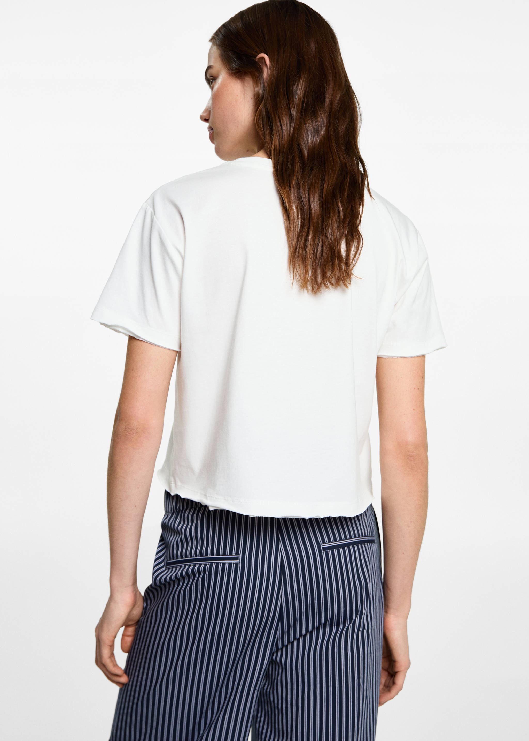 Crop T-shirt - Reverse of the article