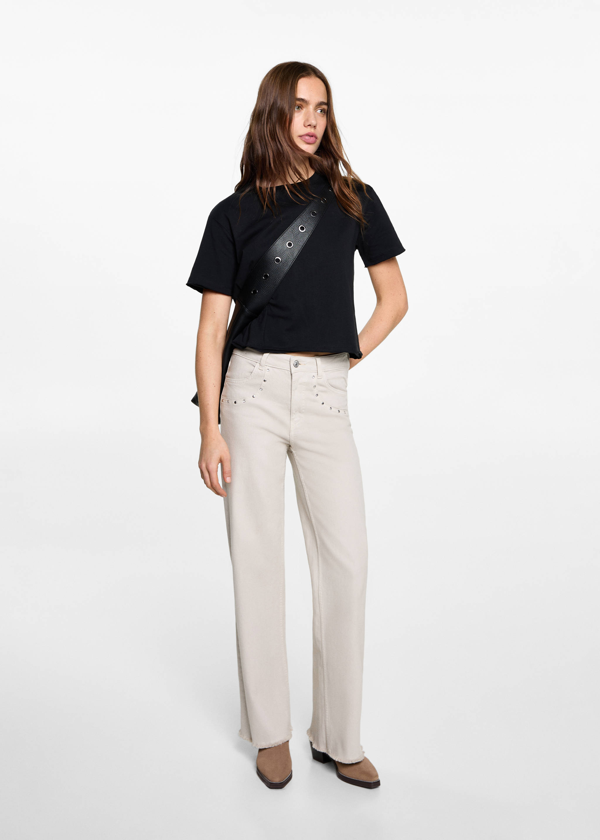 Crop T-shirt - General plane