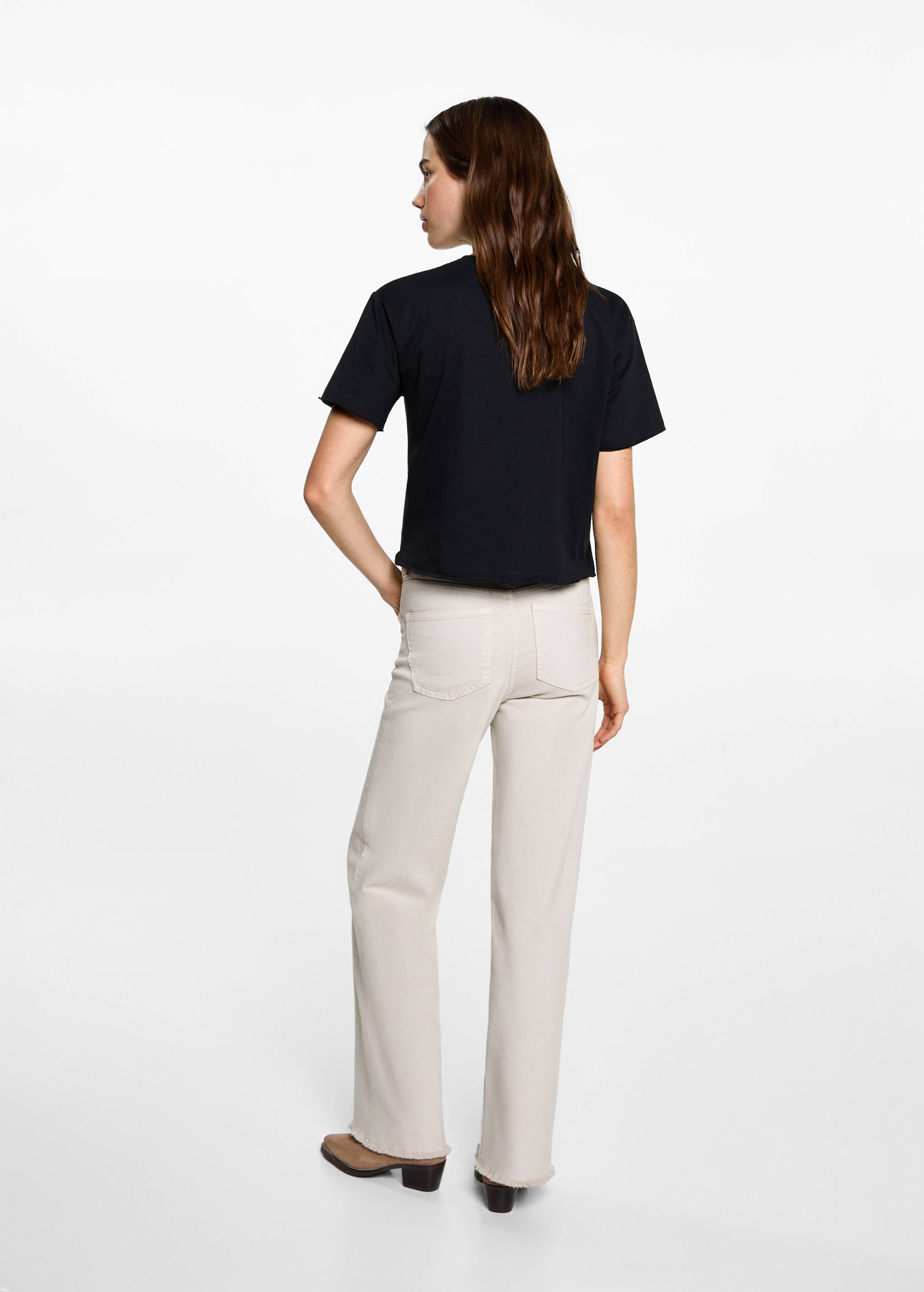 Crop T-shirt - Reverse of the article