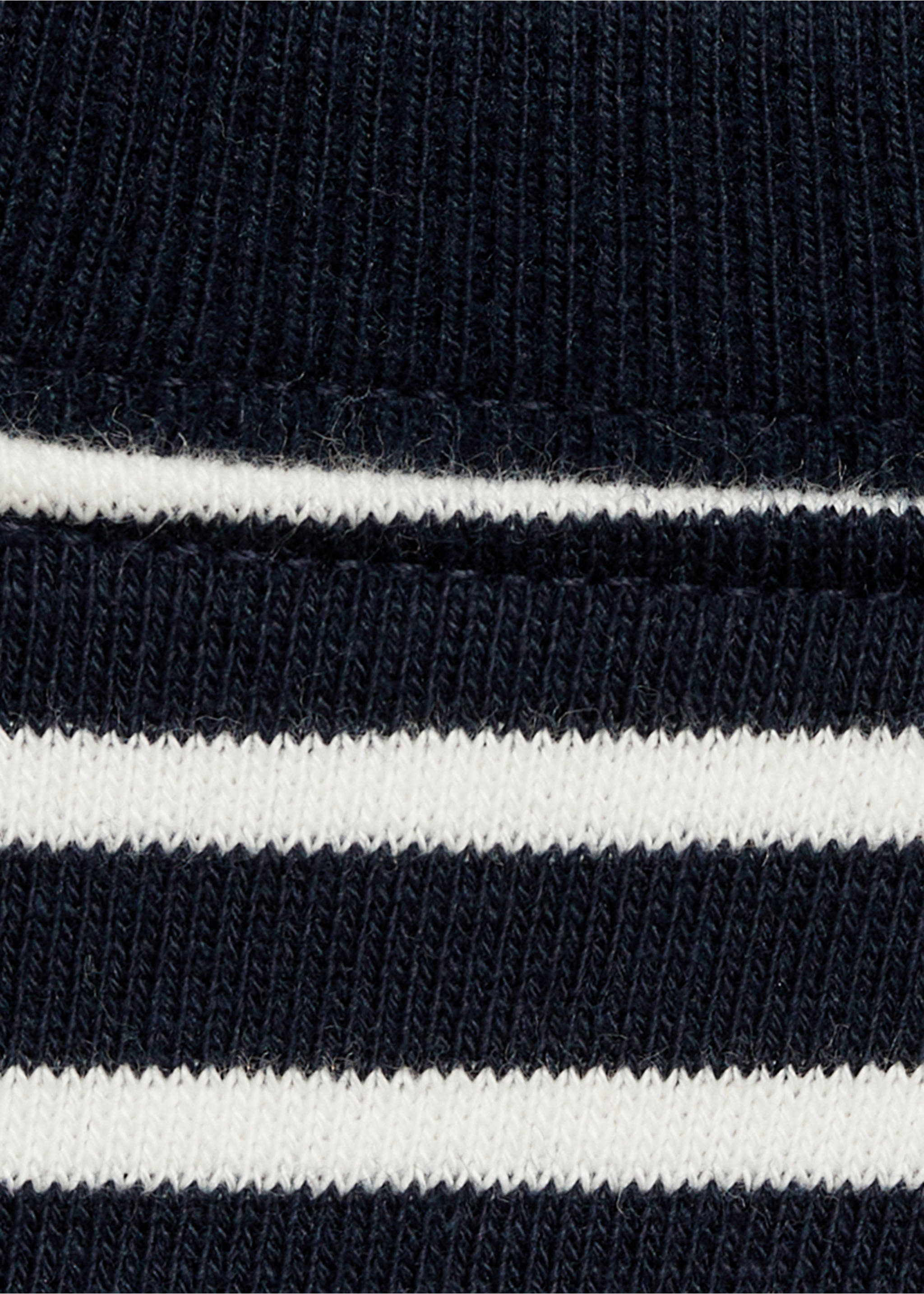 Sudadera algodón rayas - Detalle del artículo 8, Azul marino oscuro. Ref: 87052539-00.