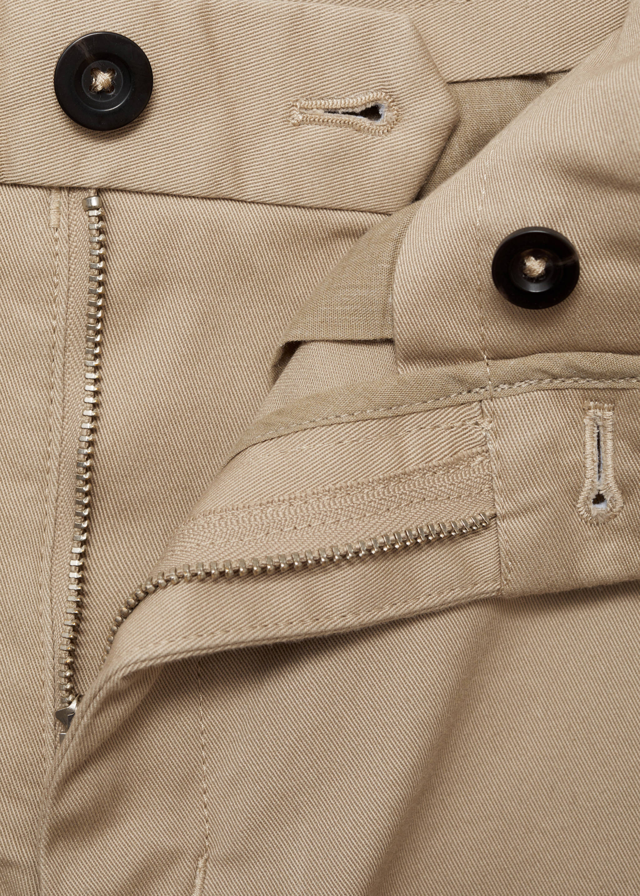Barna slim-fit twill chino pants - Details of the article 0