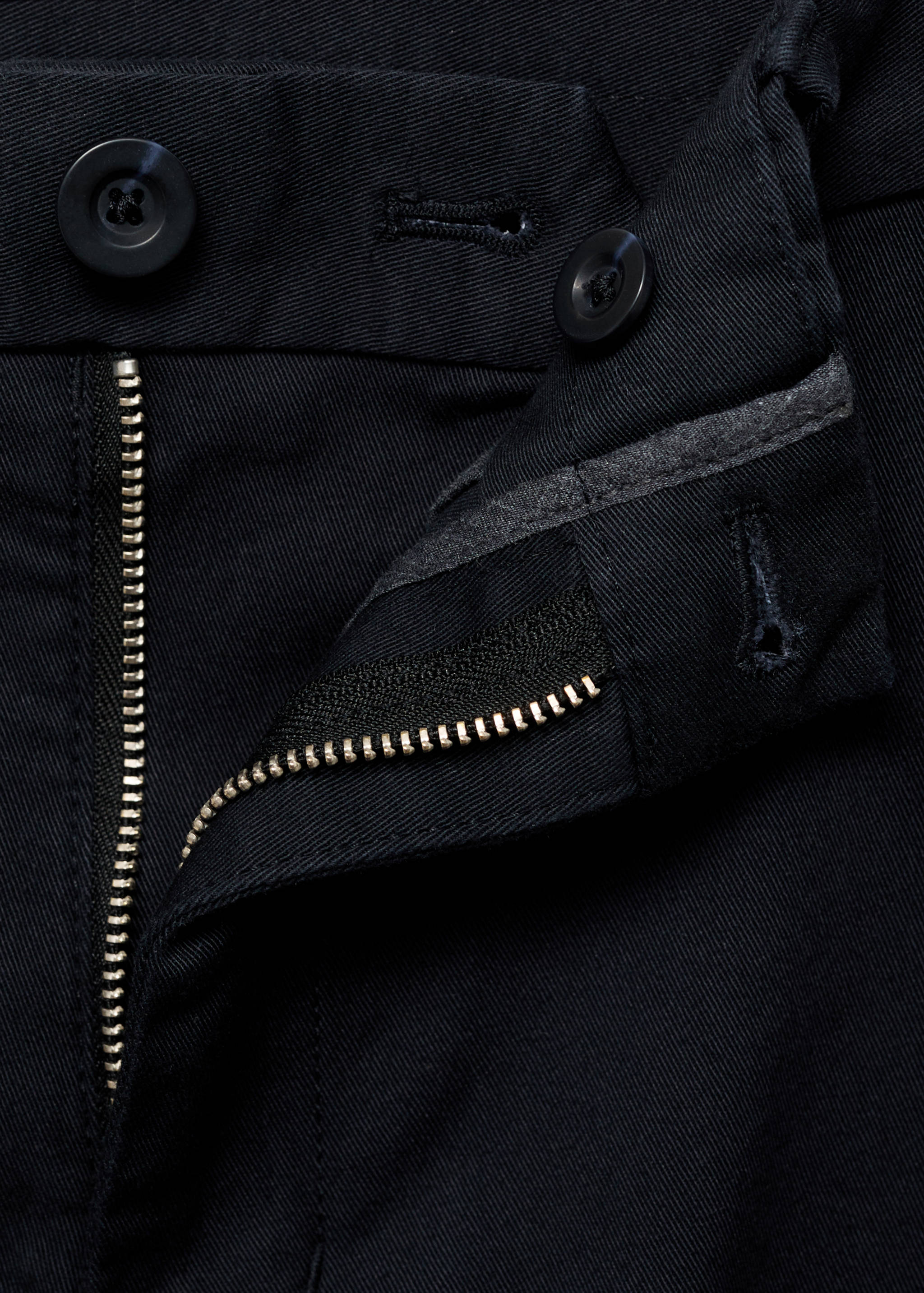 Barna slim-fit twill chino pants - Details of the article 0