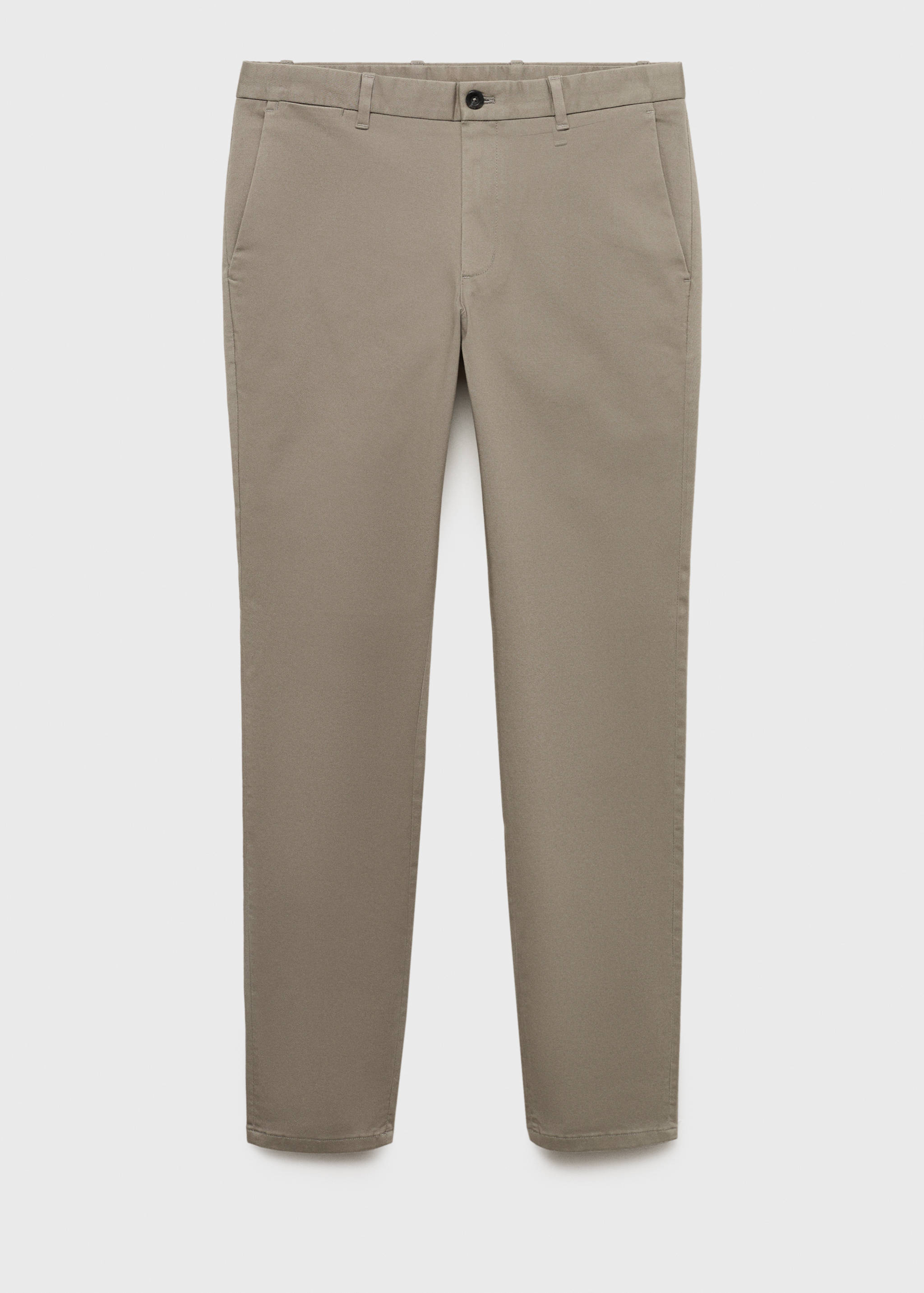 Barna slim-fit twill chino pants - Article without model