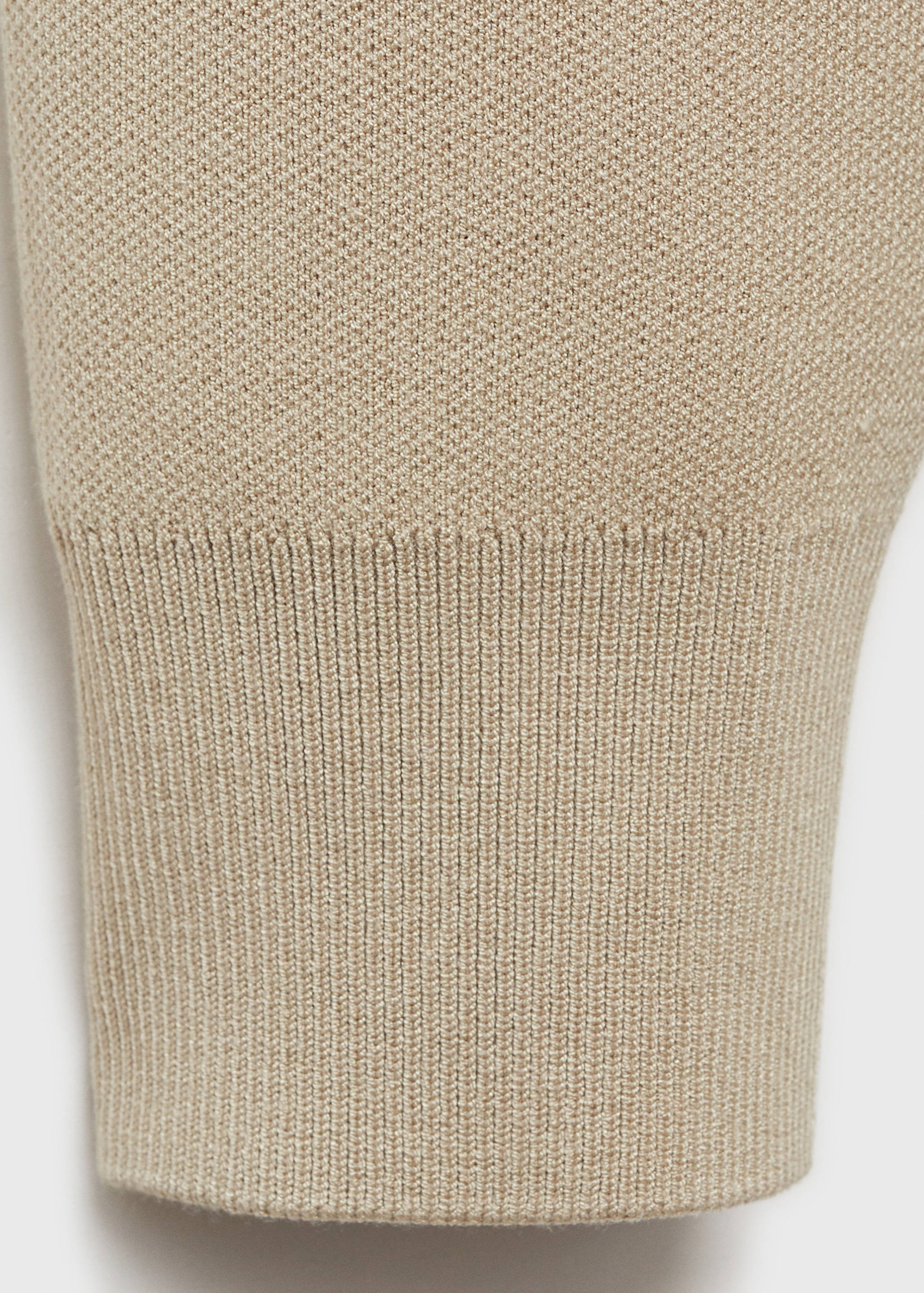 Zipped knit cardigan - Details of the article 0