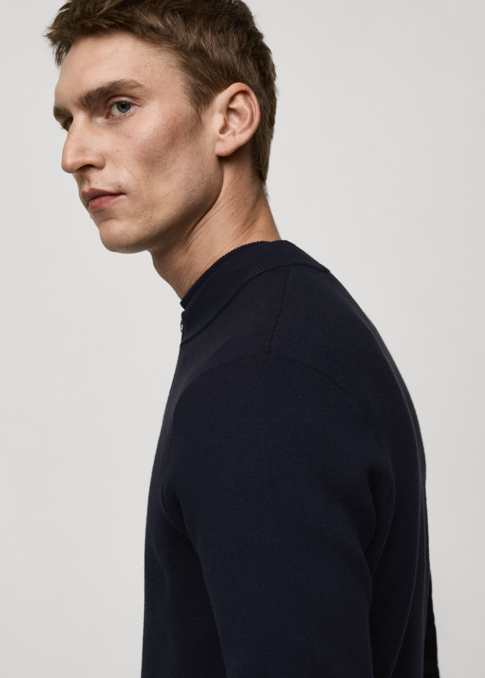 Zipped knit cardigan - Details of the article 4