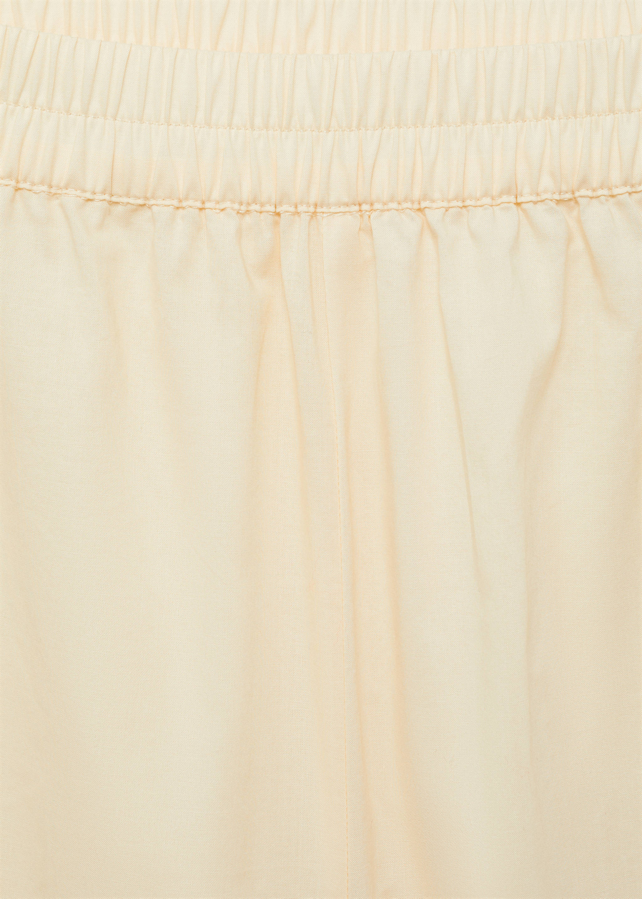 Garment-washed cotton trousers - Details of the article 0
