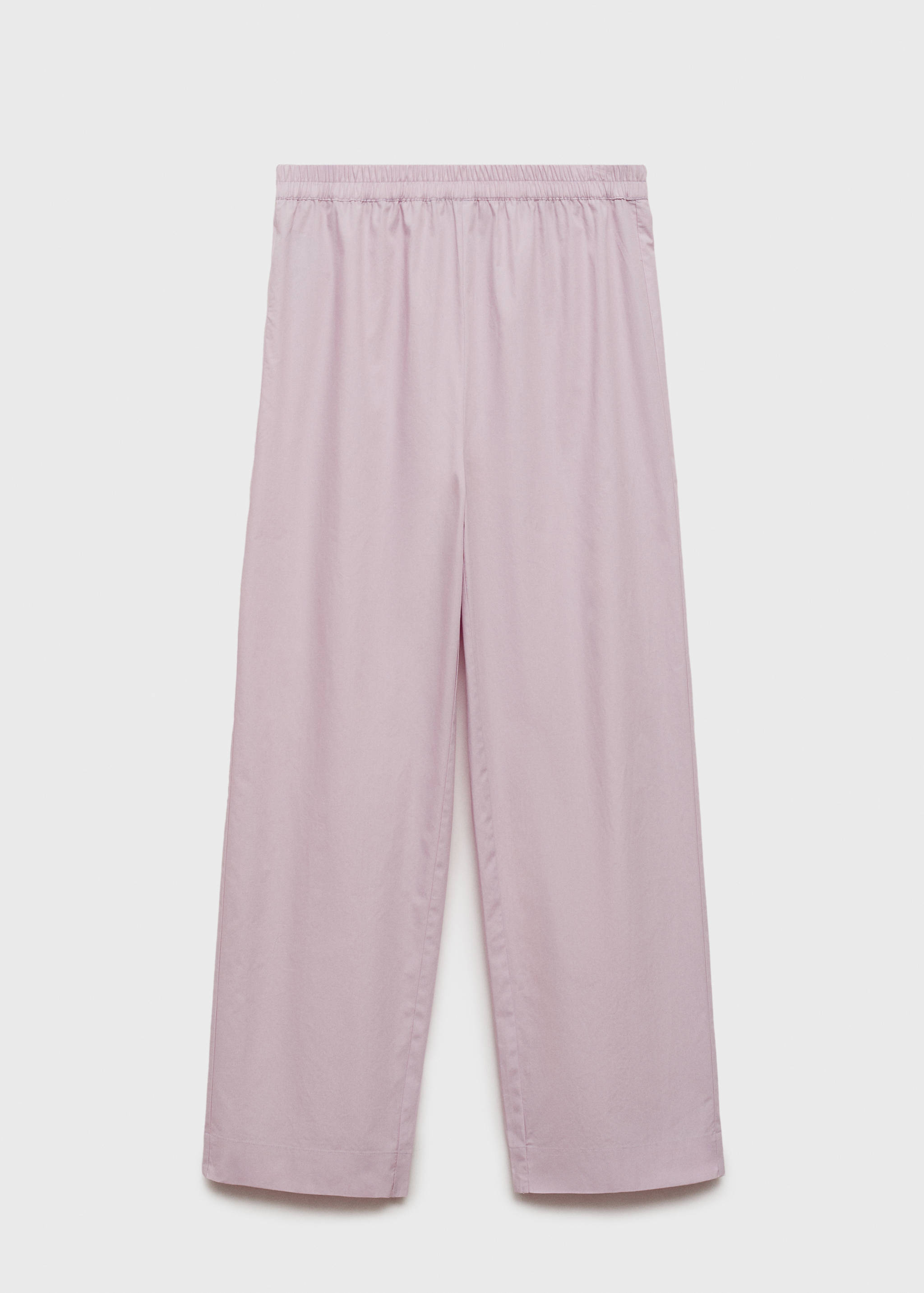 Garment-washed cotton pants - Article without model