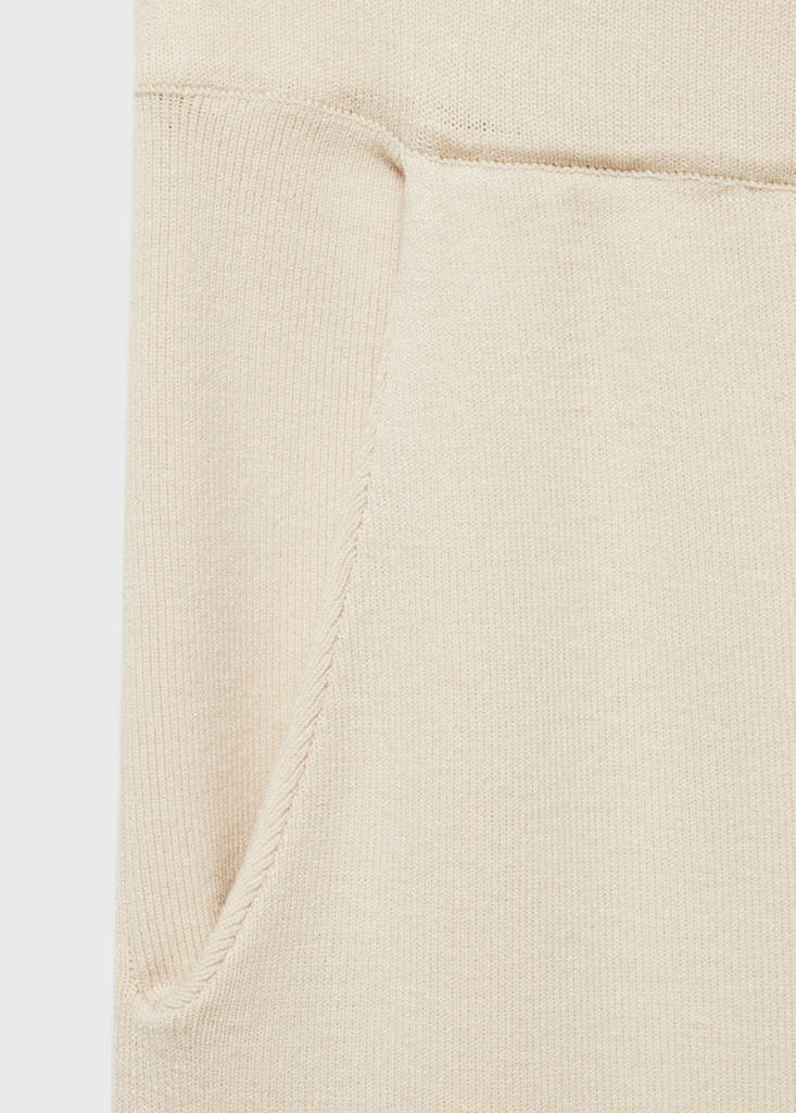 Ribbed knit trousers — Light/Pastel Grey