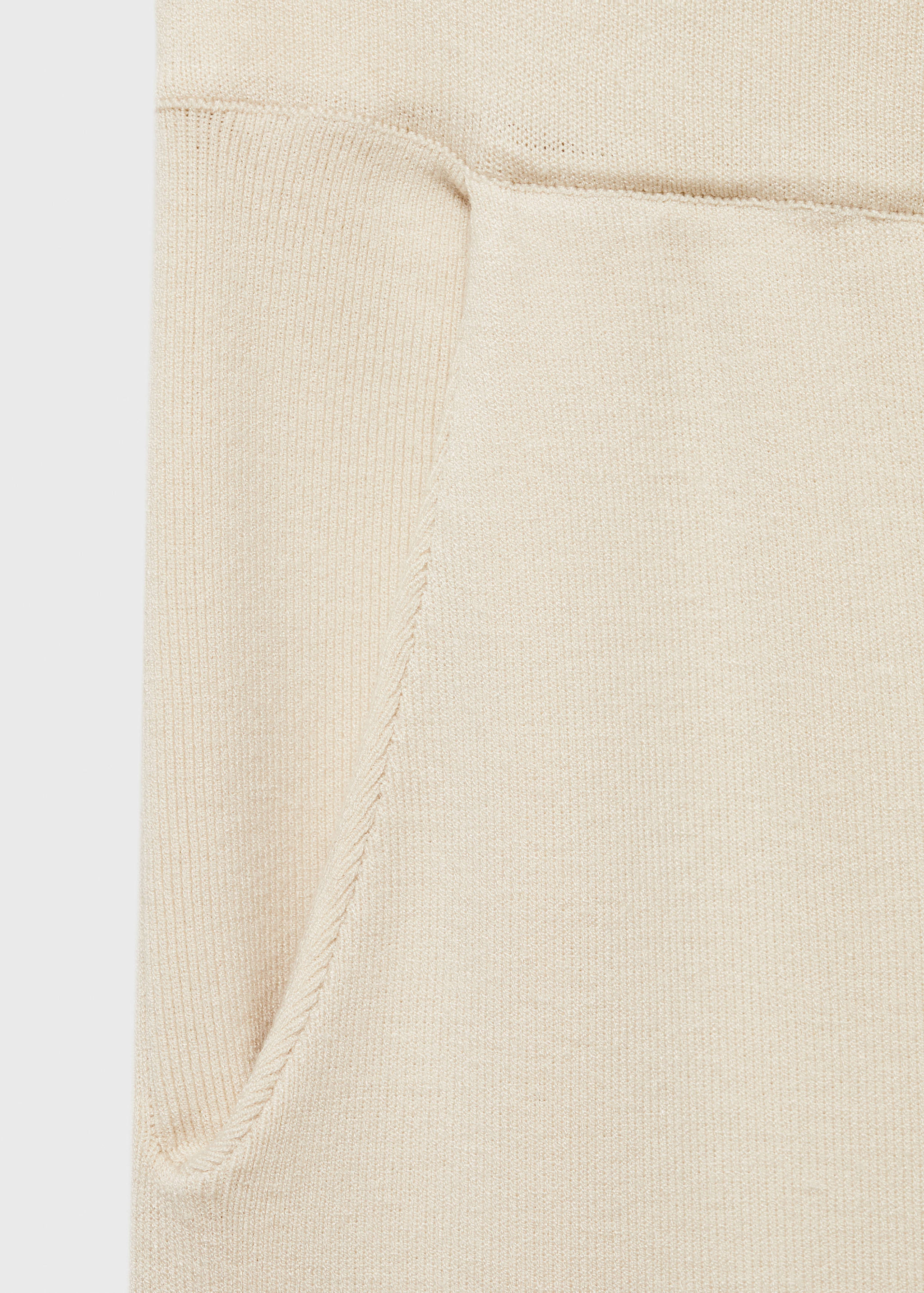 Ribbed knit trousers - Details of the article 0