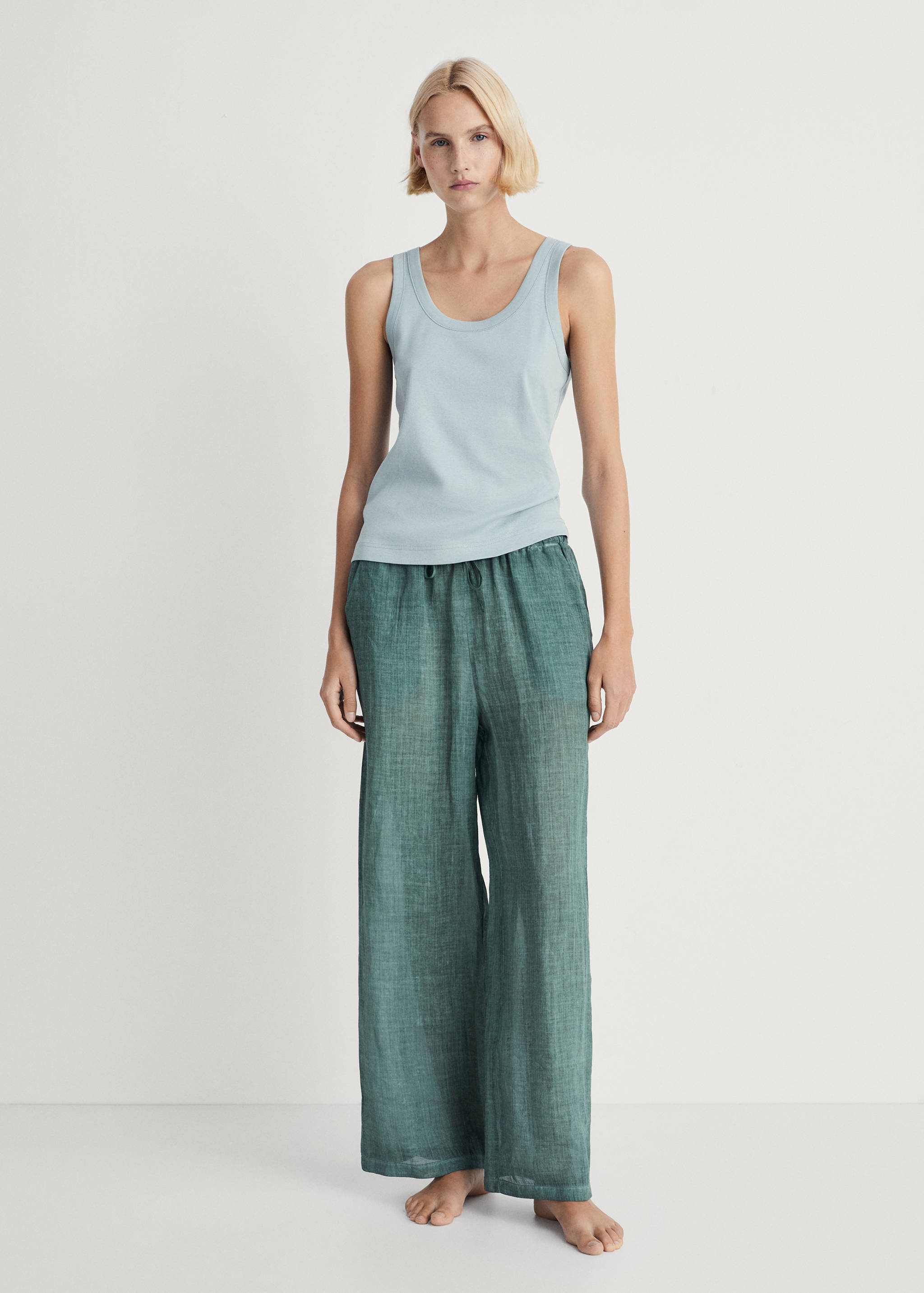 100% cotton pyjama top - General plane