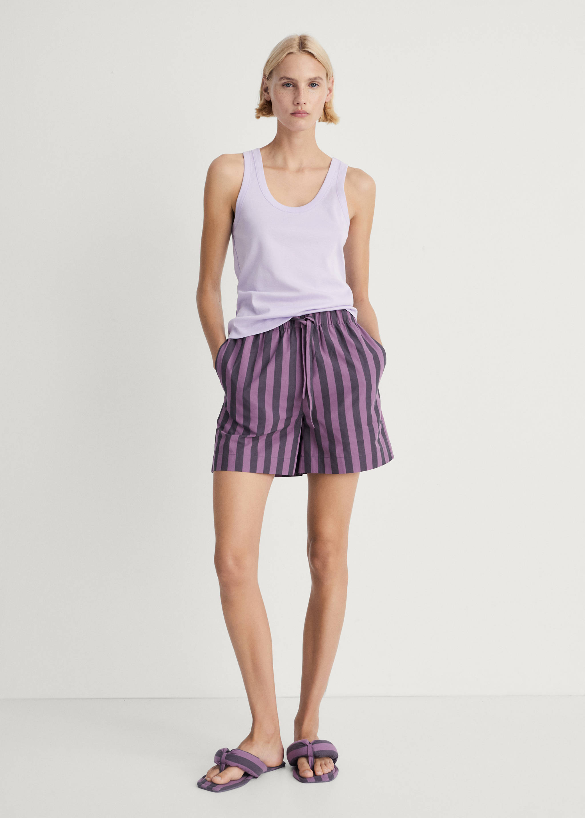 100% cotton pyjama top - General plane